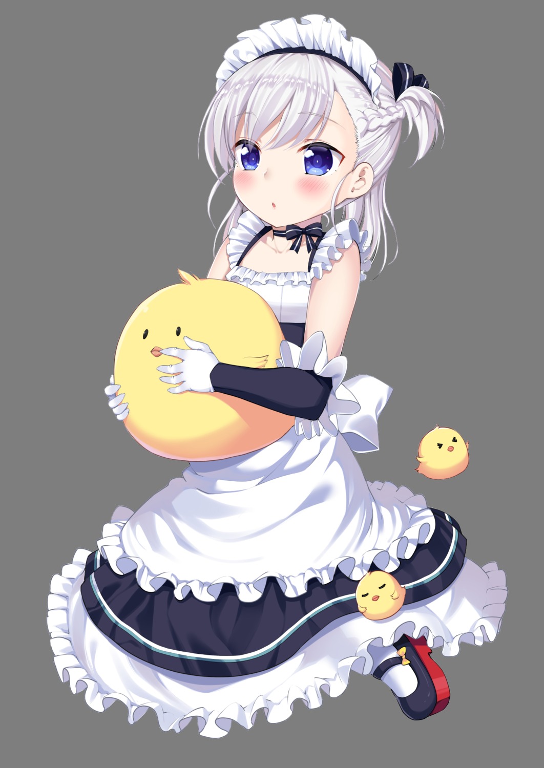 azur_lane bel-chan_(azur_lane) belfast_(azur_lane) heels maid manjuu_(azur_lane) pikazo transparent_png