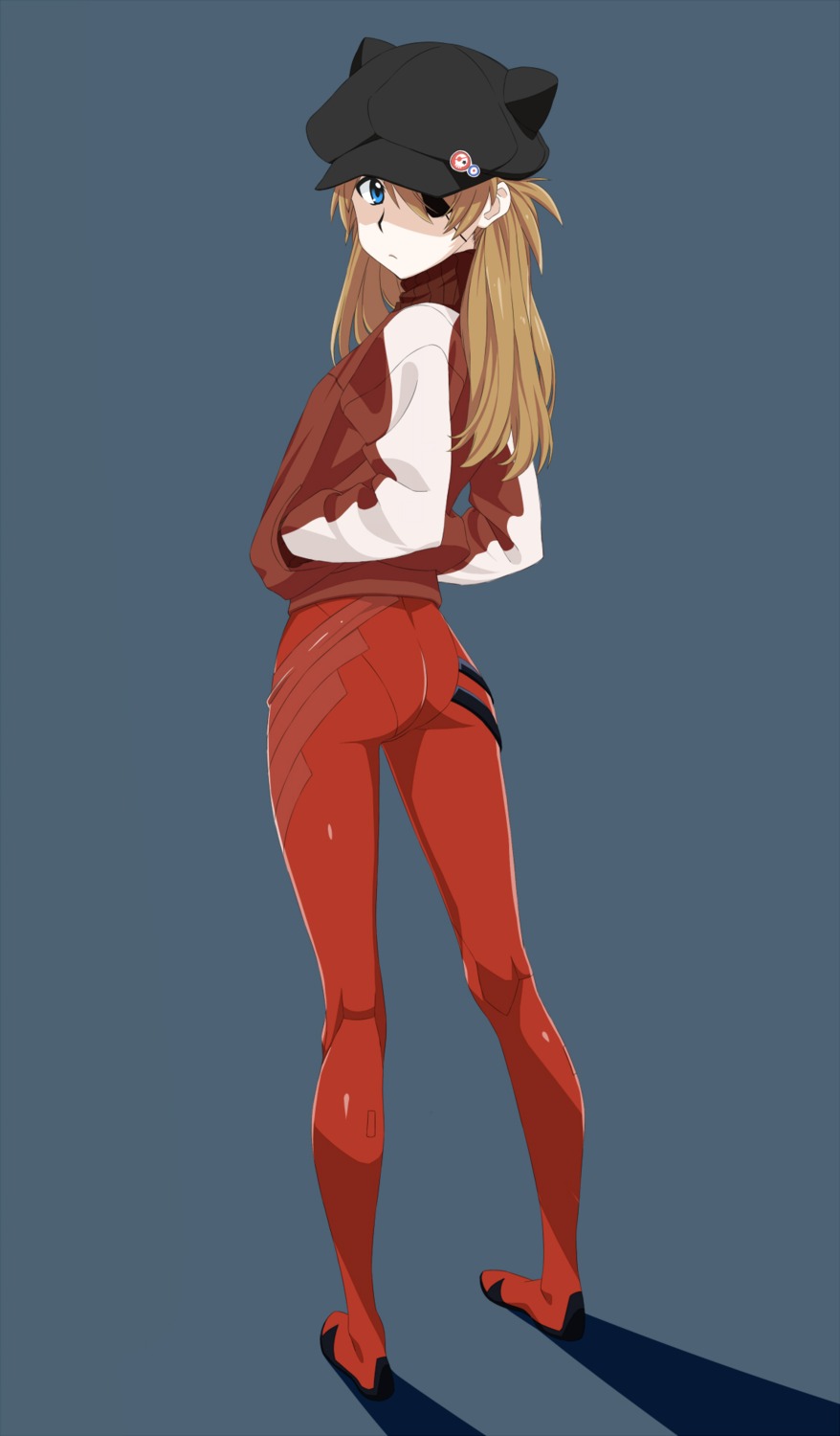 bodysuit chikuisi eyepatch neon_genesis_evangelion souryuu_asuka_langley