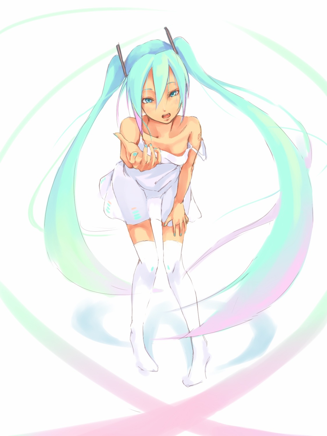 foge hatsune_miku thighhighs vocaloid