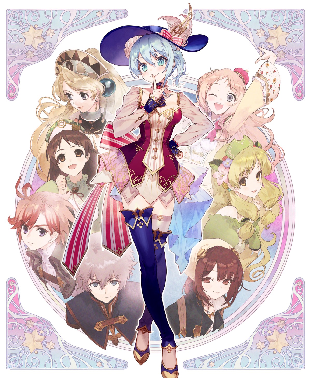 atelier atelier_nelke ayesha_altugle koei_tecmo merurulince_rede_arls nelke_von_lustern noco sophie_neuenmuller thighhighs