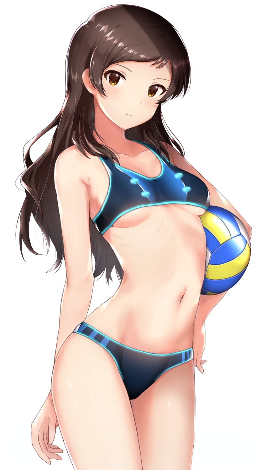 bikini cuewel kitazawa_shiho swimsuits the_idolm@ster the_idolm@ster_million_live! underboob