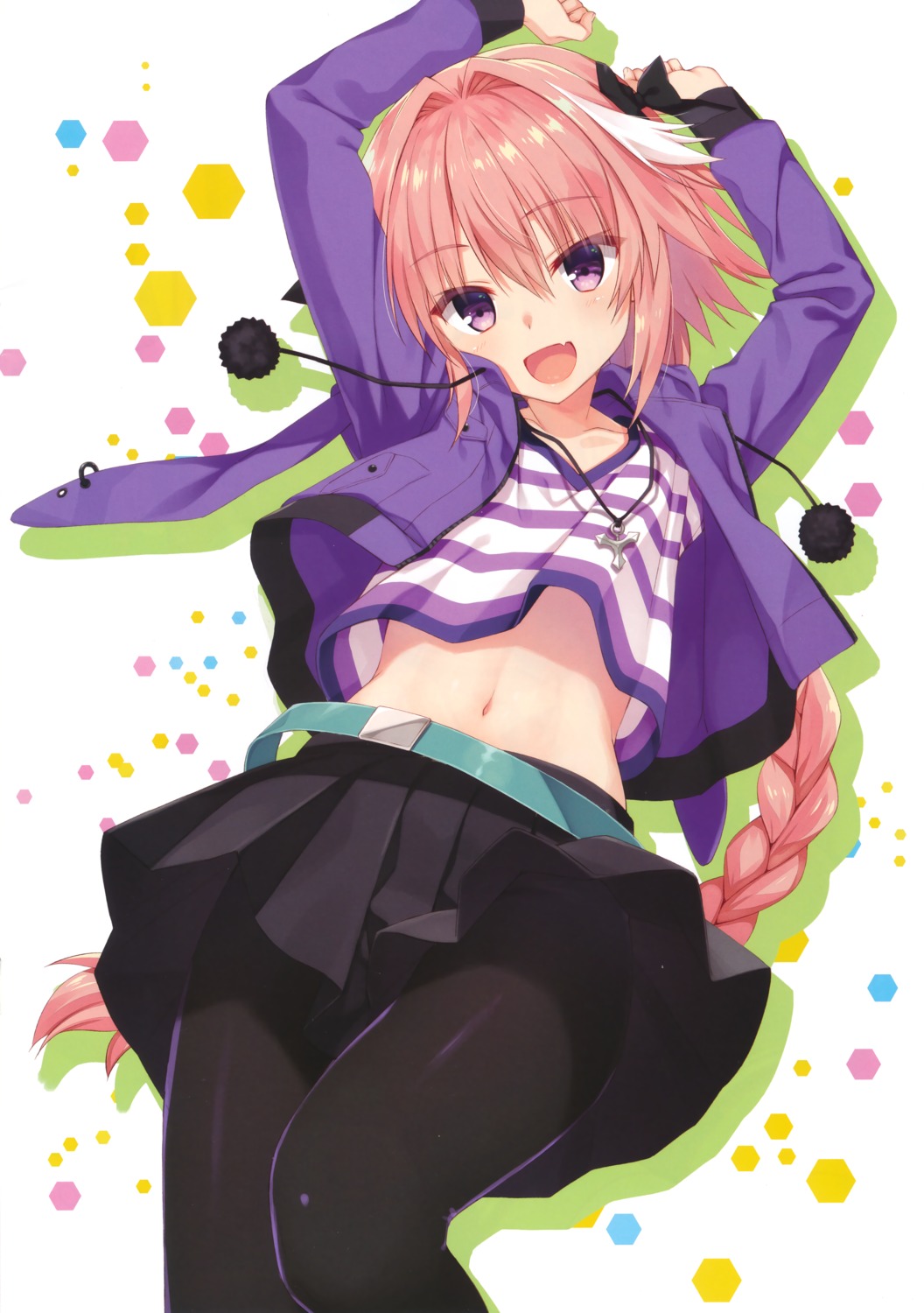 astolfo_(fate) egoistic_honey fate/grand_order muririn pantyhose trap