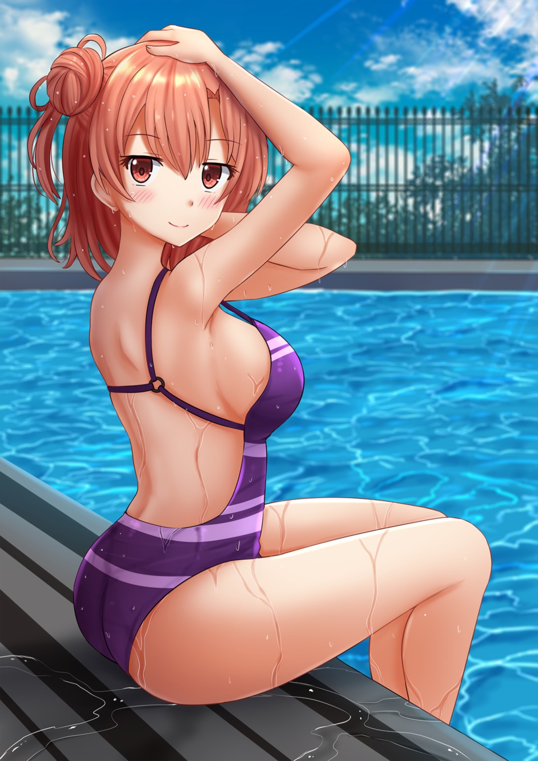 ass kazenokaze swimsuits wet yahari_ore_no_seishun_lovecome_wa_machigatteiru. yuigahama_yui