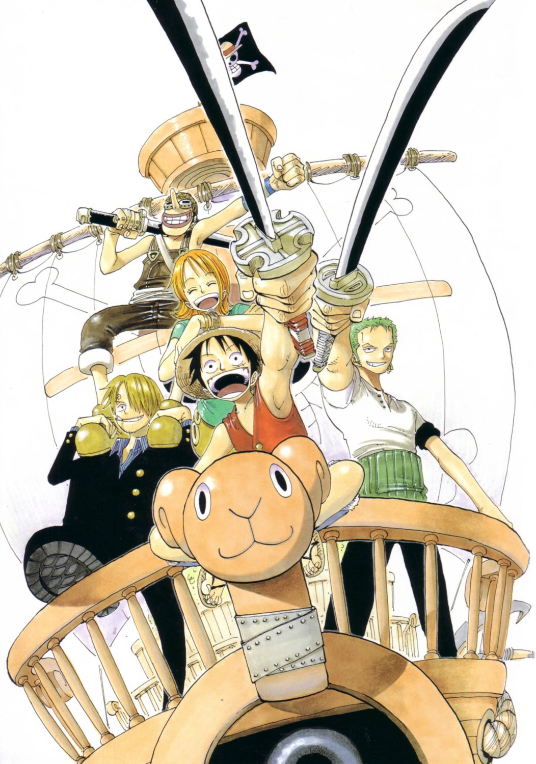 oda eiichirou one piece monkey d luffy nami roronoa zoro usopp vinsmoke  sanji | #27206 | yande.re