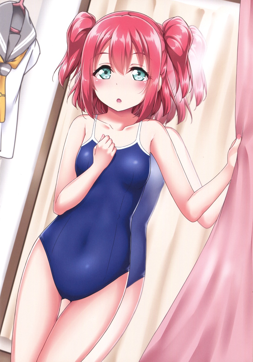 kurosawa_ruby love_live!_sunshine!! school_swimsuit seifuku swimsuits yopparai_oni