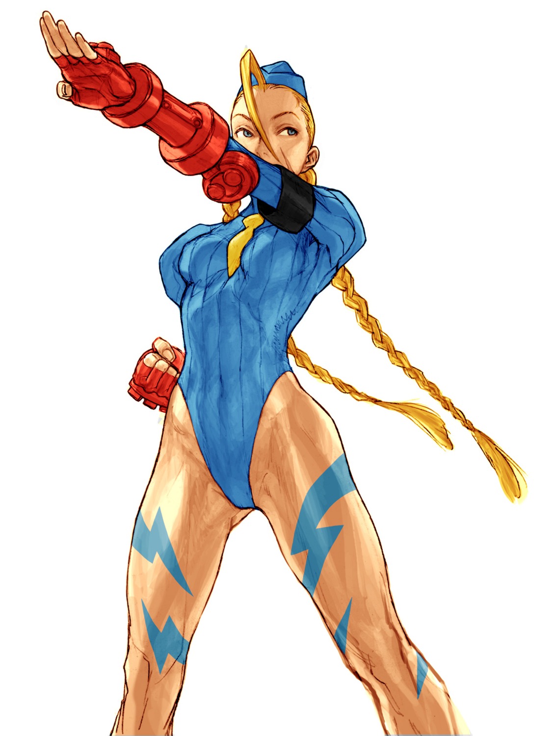 bodysuit cammy_white capcom nishimura_kinu street_fighter uniform