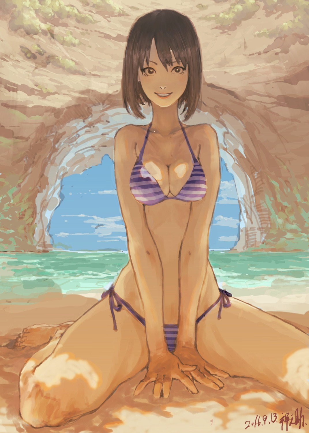 bikini cleavage swimsuits zennosuke