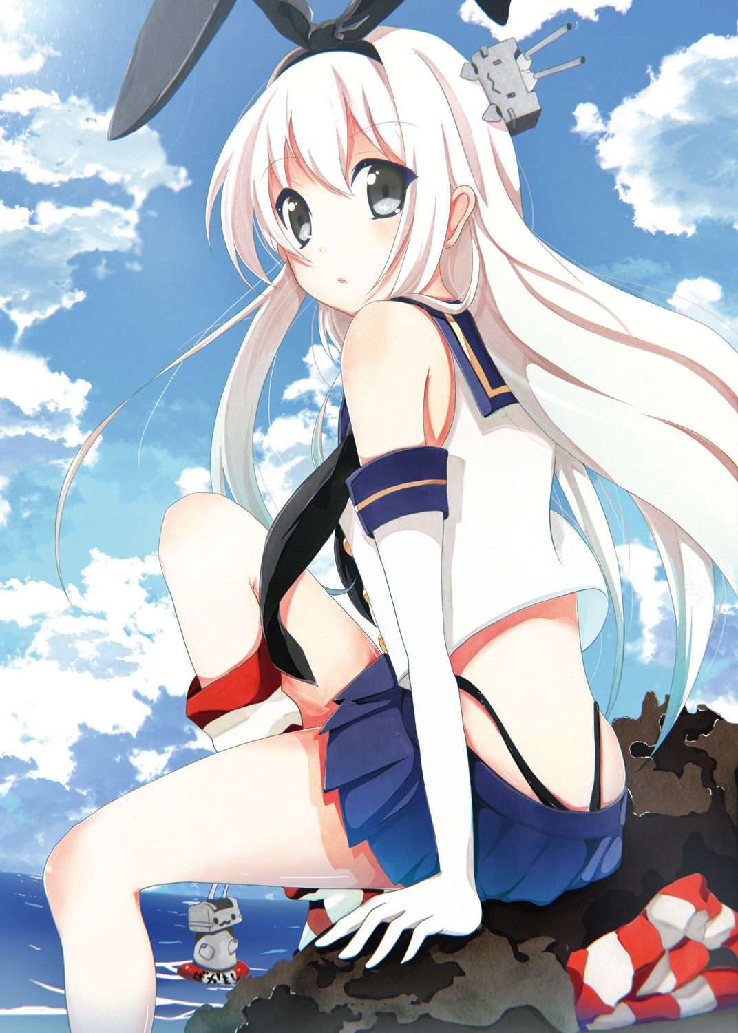 kantai_collection marui-kun rensouhou-chan shimakaze_(kancolle)