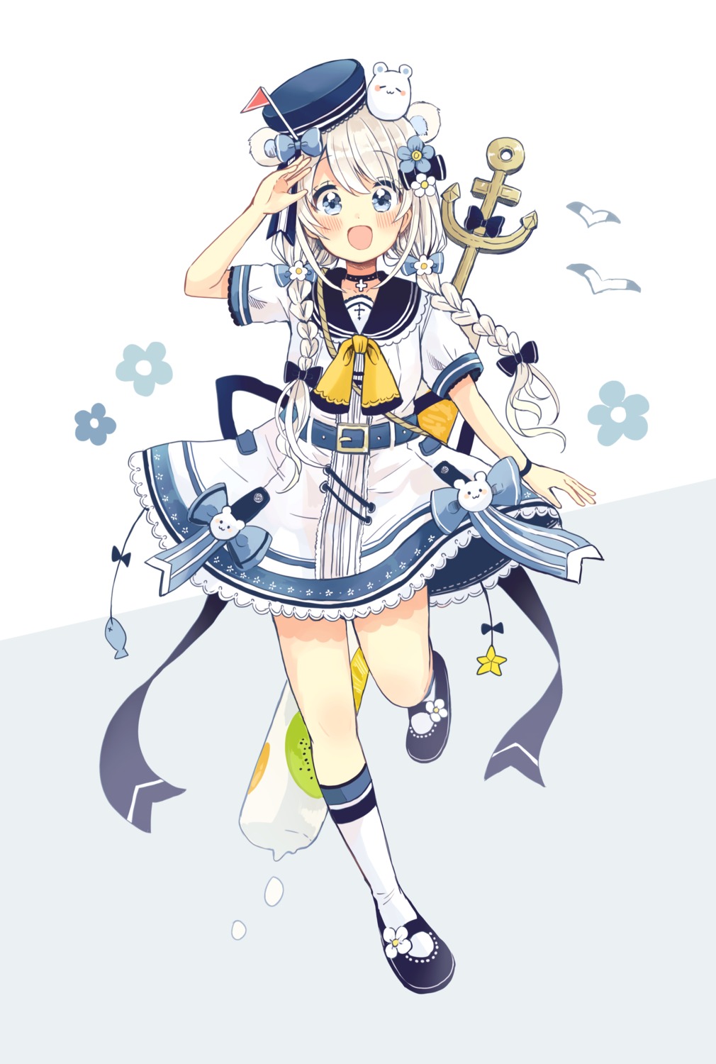 animal_ears dress sakura_oriko seifuku