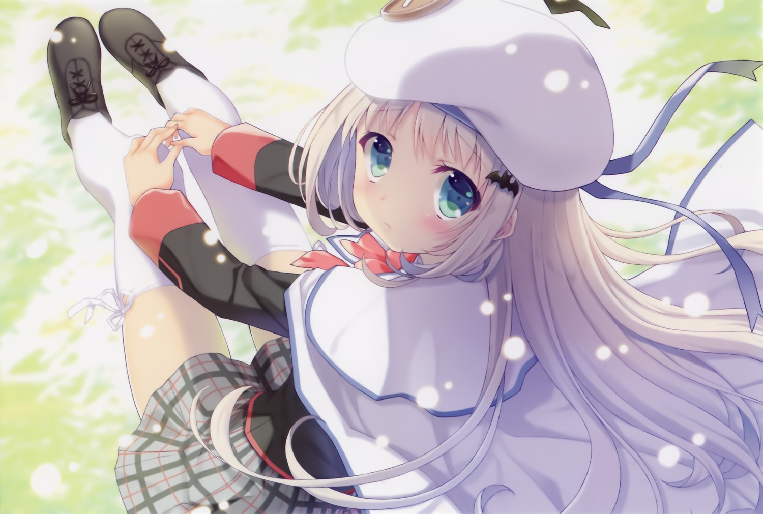 little_busters! nanao_naru noumi_kudryavka seifuku thighhighs