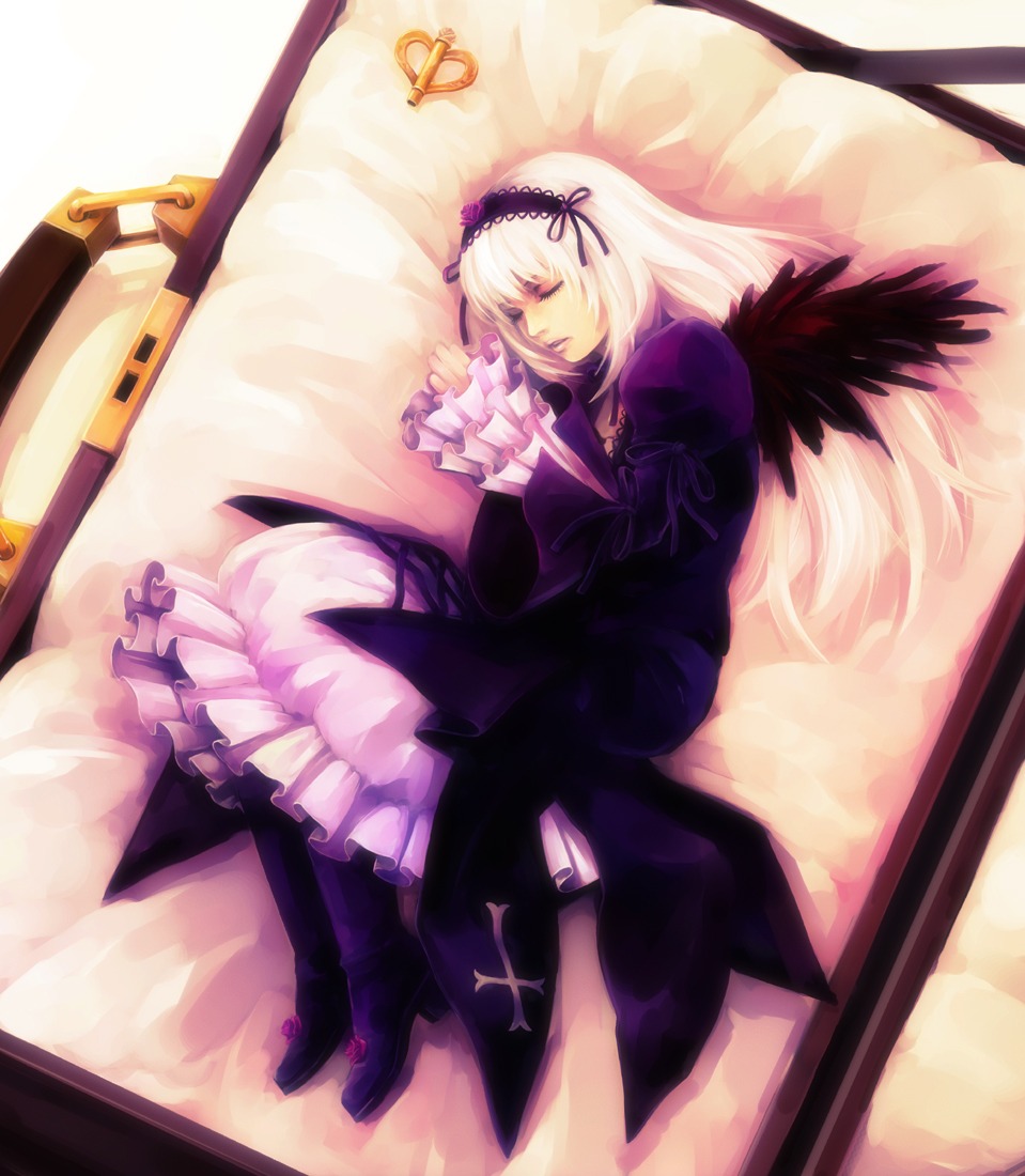 hironox lolita_fashion rozen_maiden suigintou wings