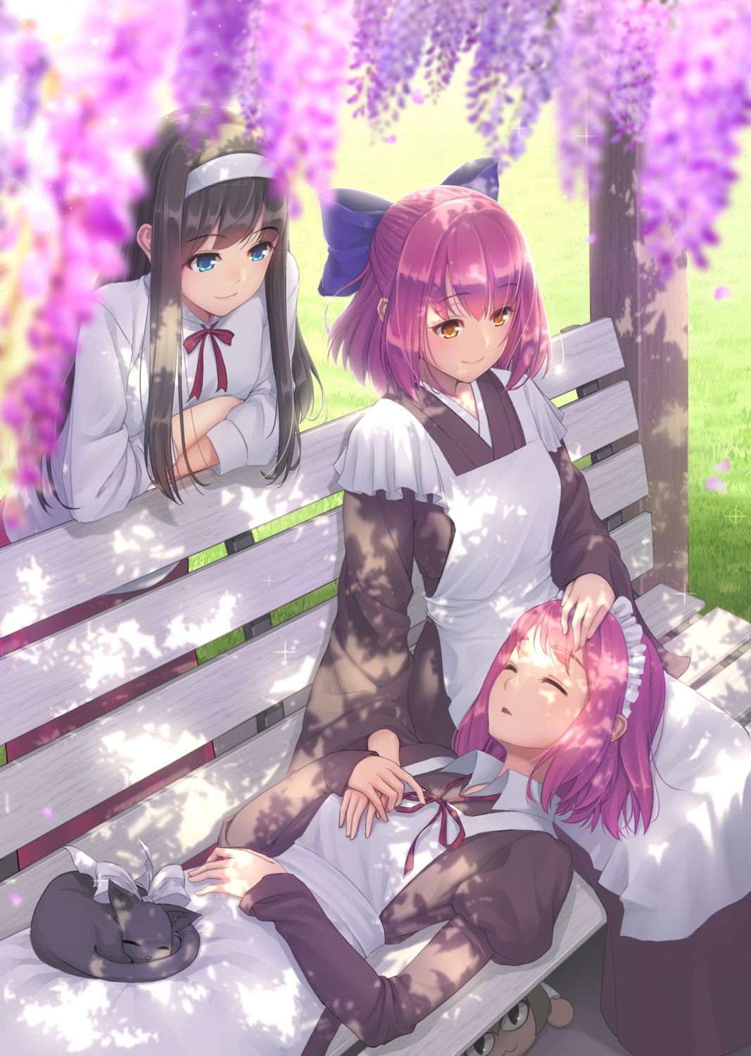 hisui kohaku maid nyan_c toono_akiha tsukihime wa_maid