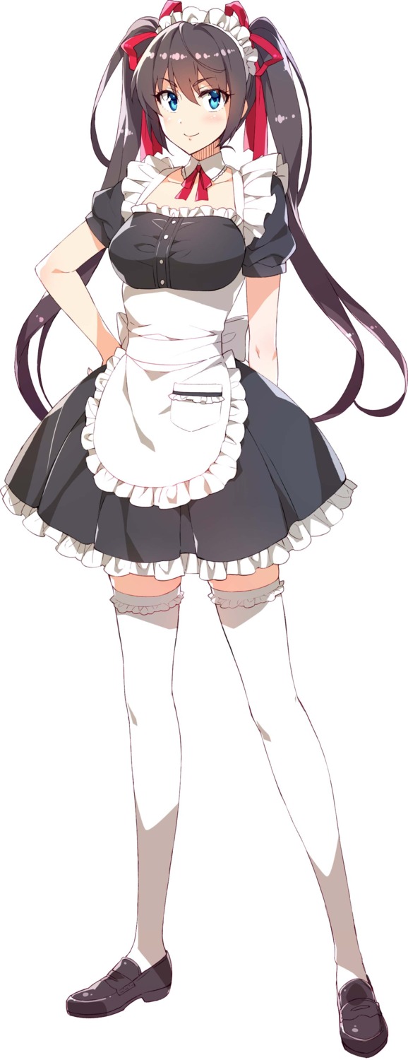 redrop chuuko demo koi ga shitai! ayame kotoko maid thighhighs waitress ...