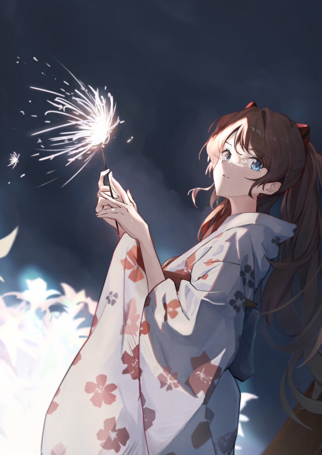 kissshotmagia neon_genesis_evangelion souryuu_asuka_langley yukata