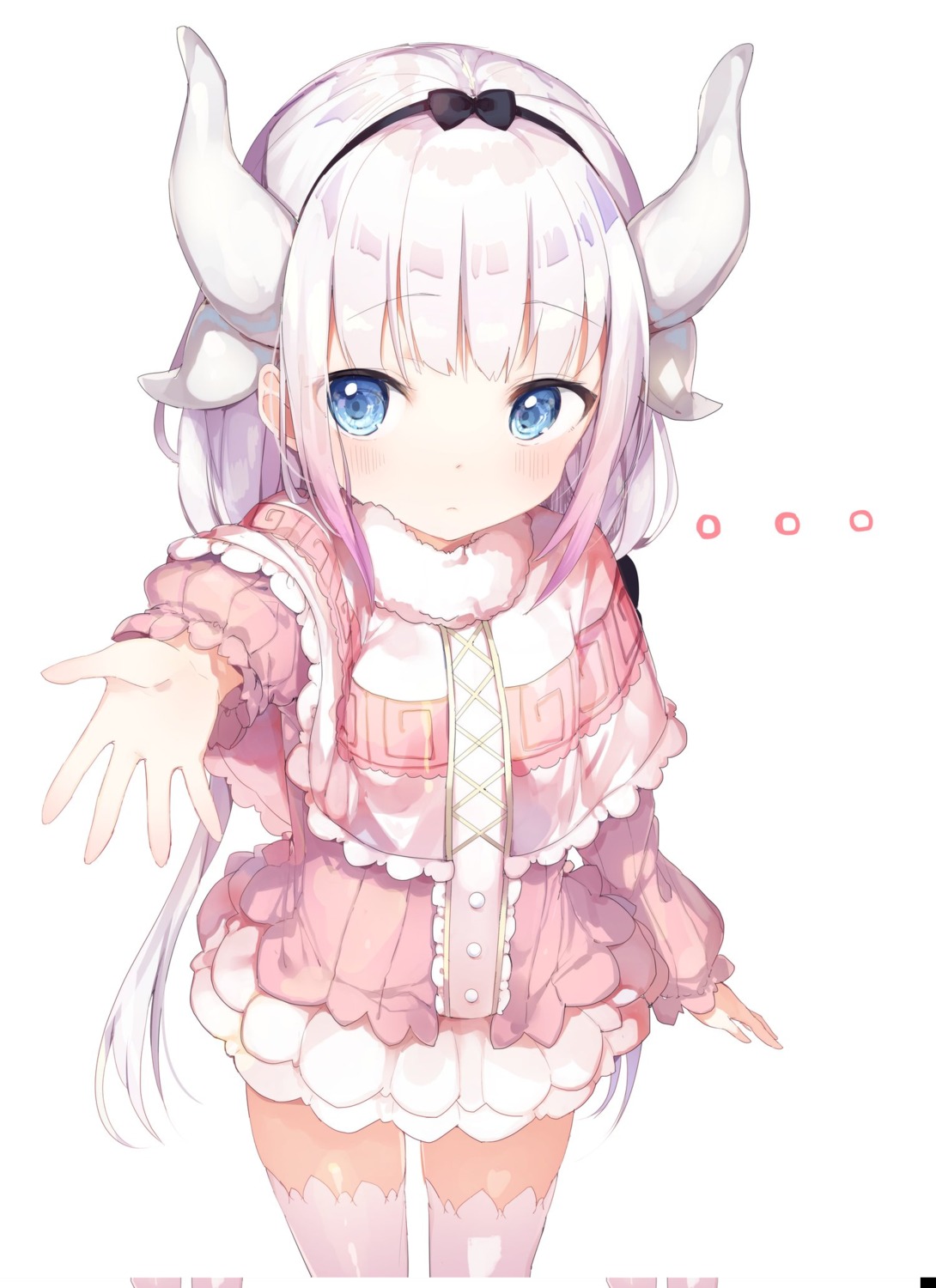 horns kanna_kamui kobayashi-san_chi_no_maid_dragon thighhighs umibouzu