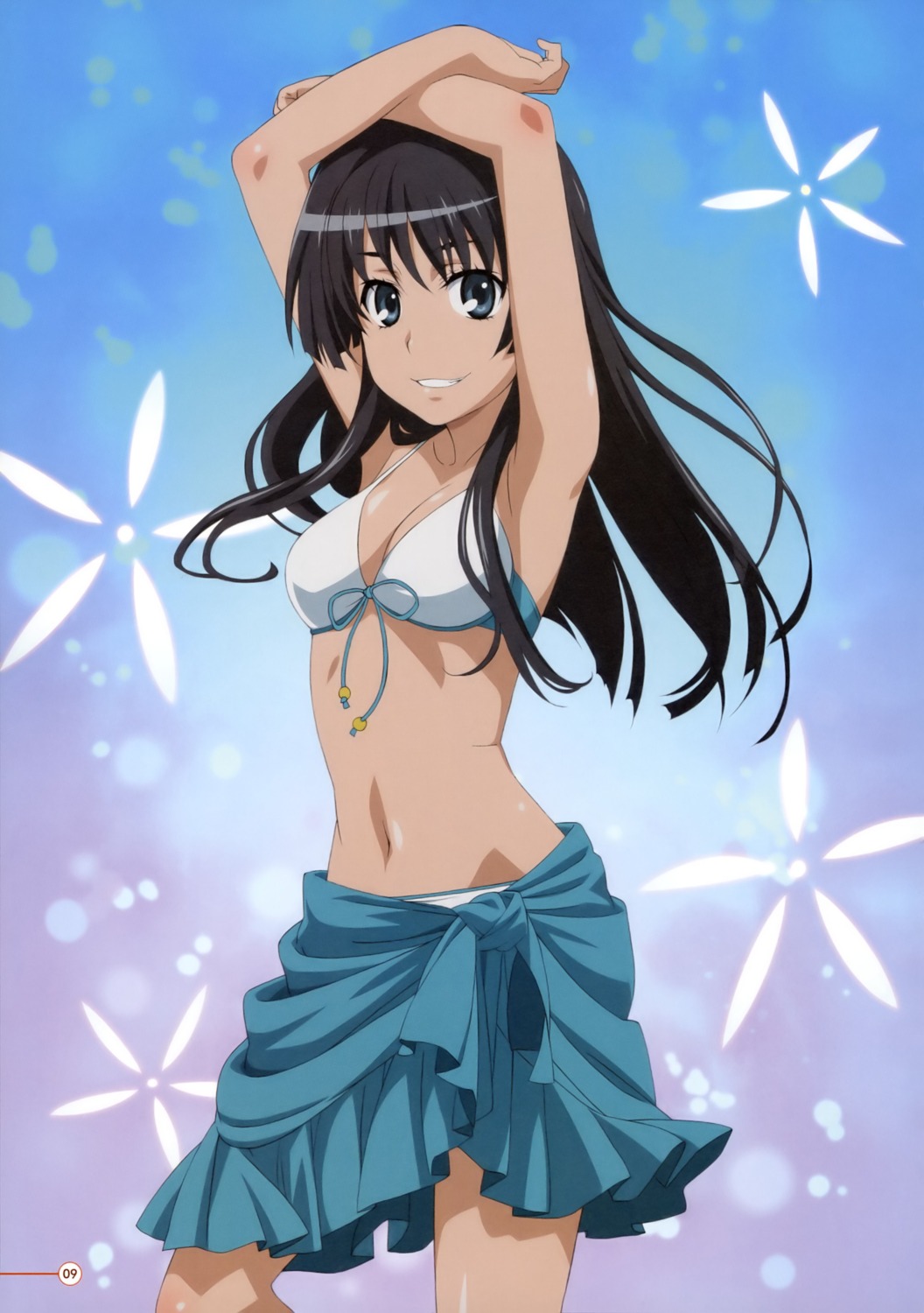 bikini cleavage saten_ruiko swimsuits to_aru_kagaku_no_railgun to_aru_majutsu_no_index