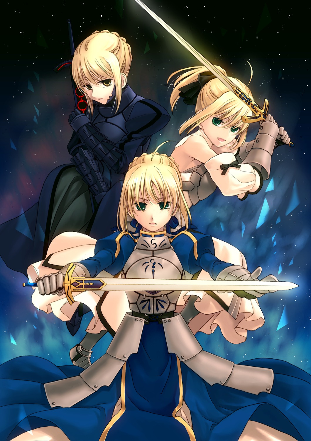armor fate/stay_night mou_ii saber saber_alter saber_lily sword