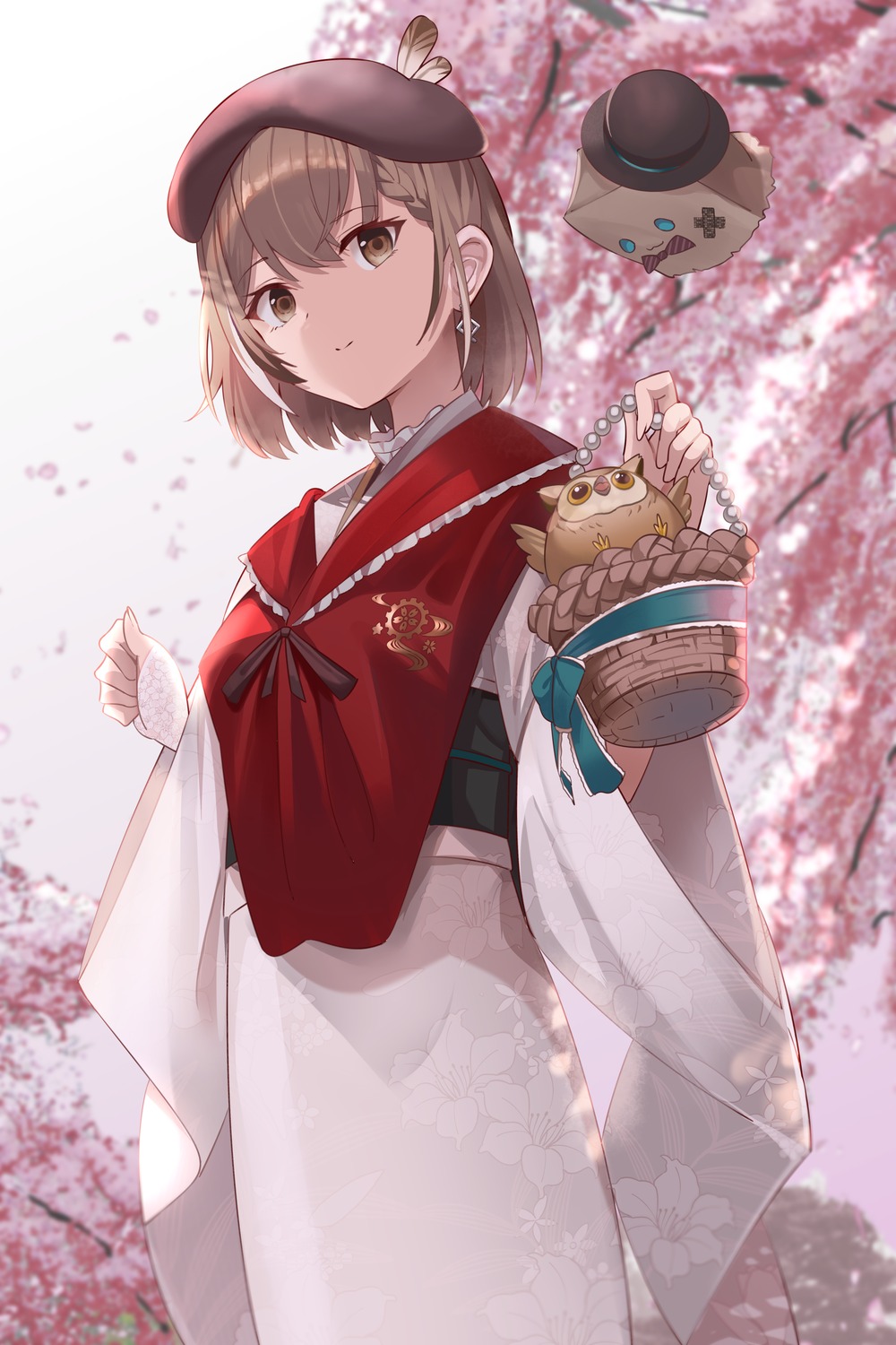 hololive hololive_english kananote nanashi_mumei yukata