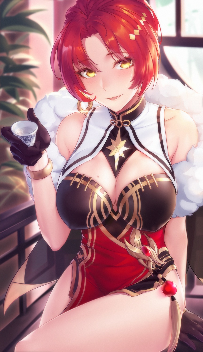 benghuai_xueyuan chinadress cleavage honkai_impact iandrea murata_himeko