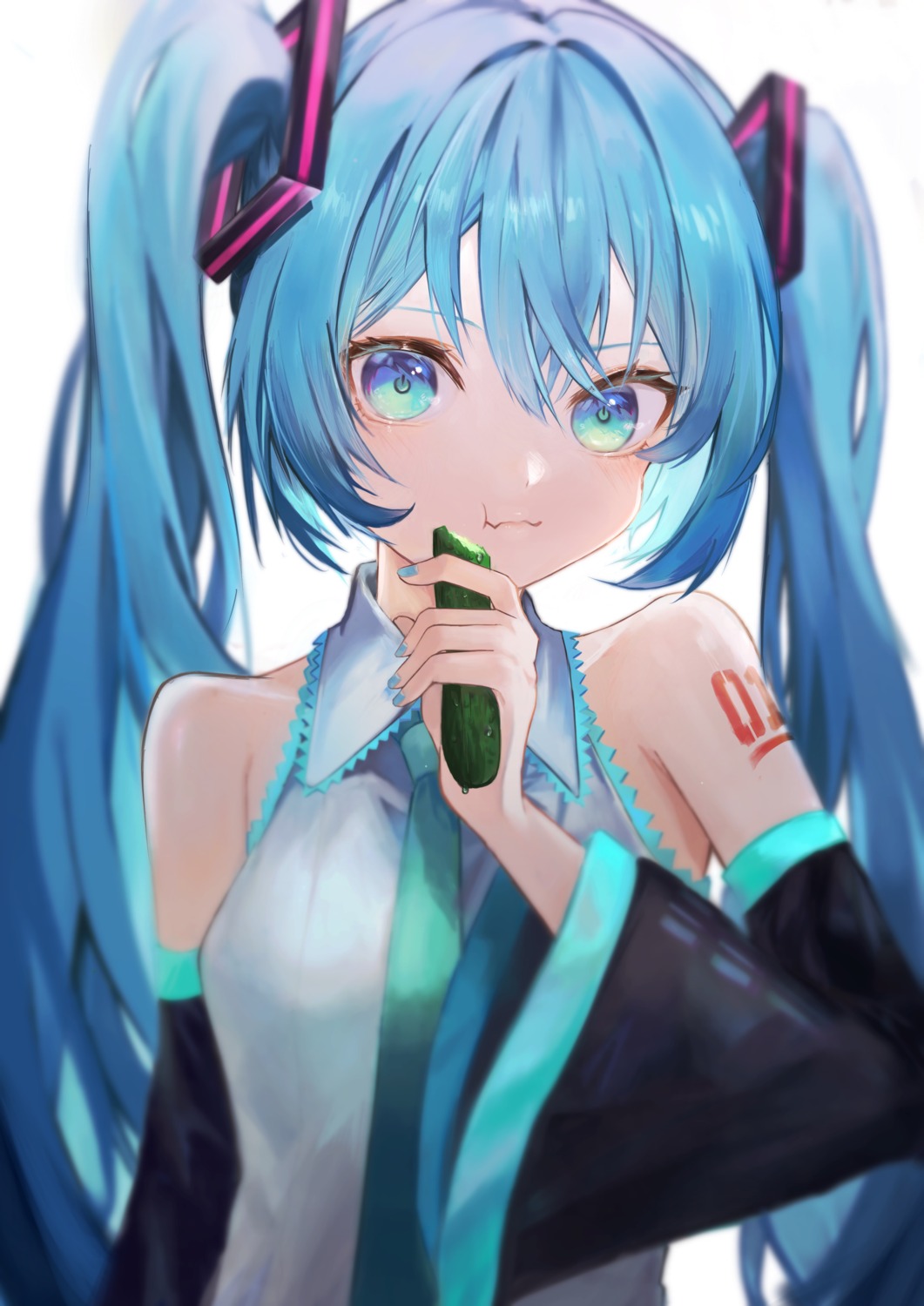 hatsune_miku tattoo vocaloid yukihara_makoto