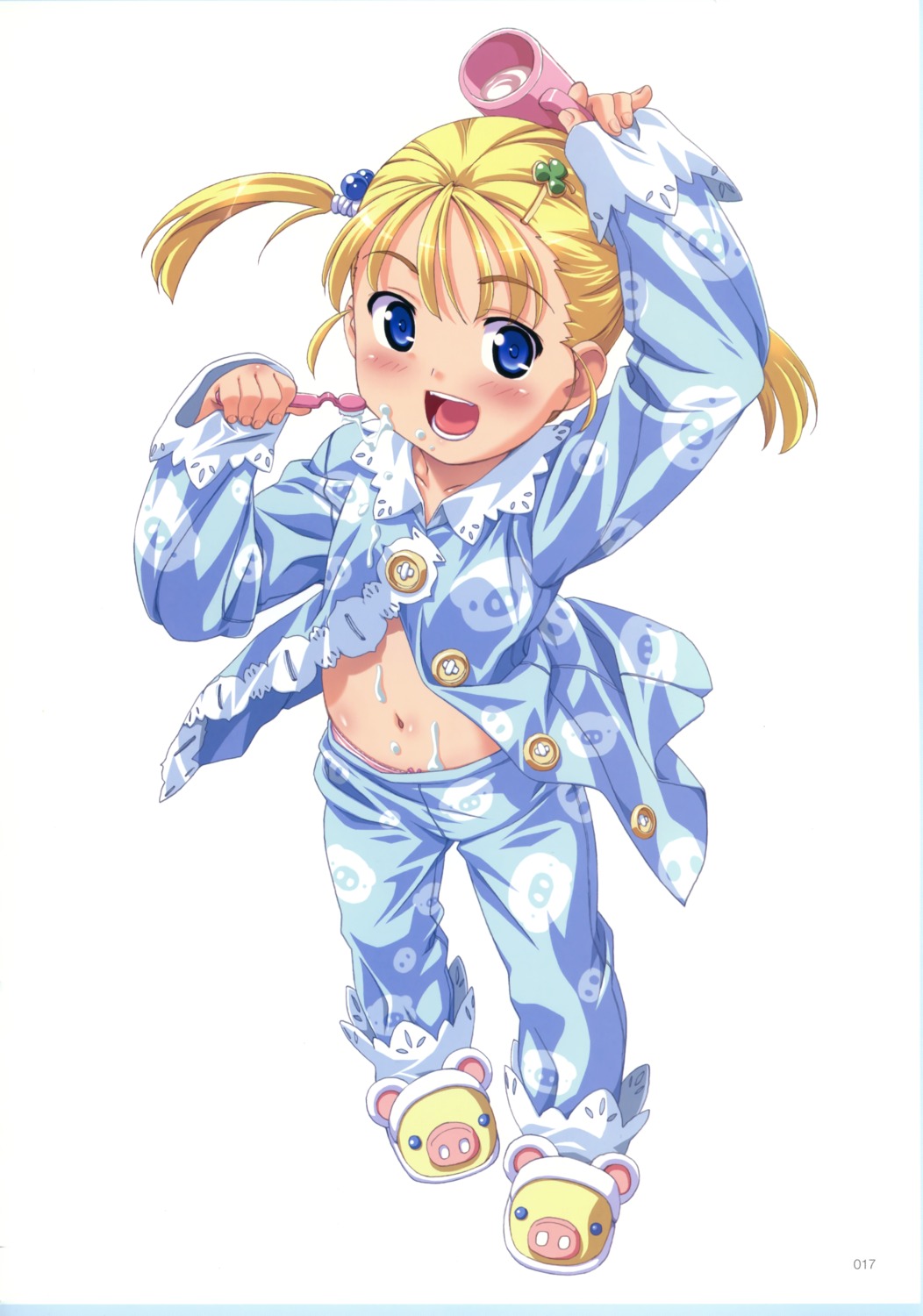 cream kuuchuu_yousai loli pajama