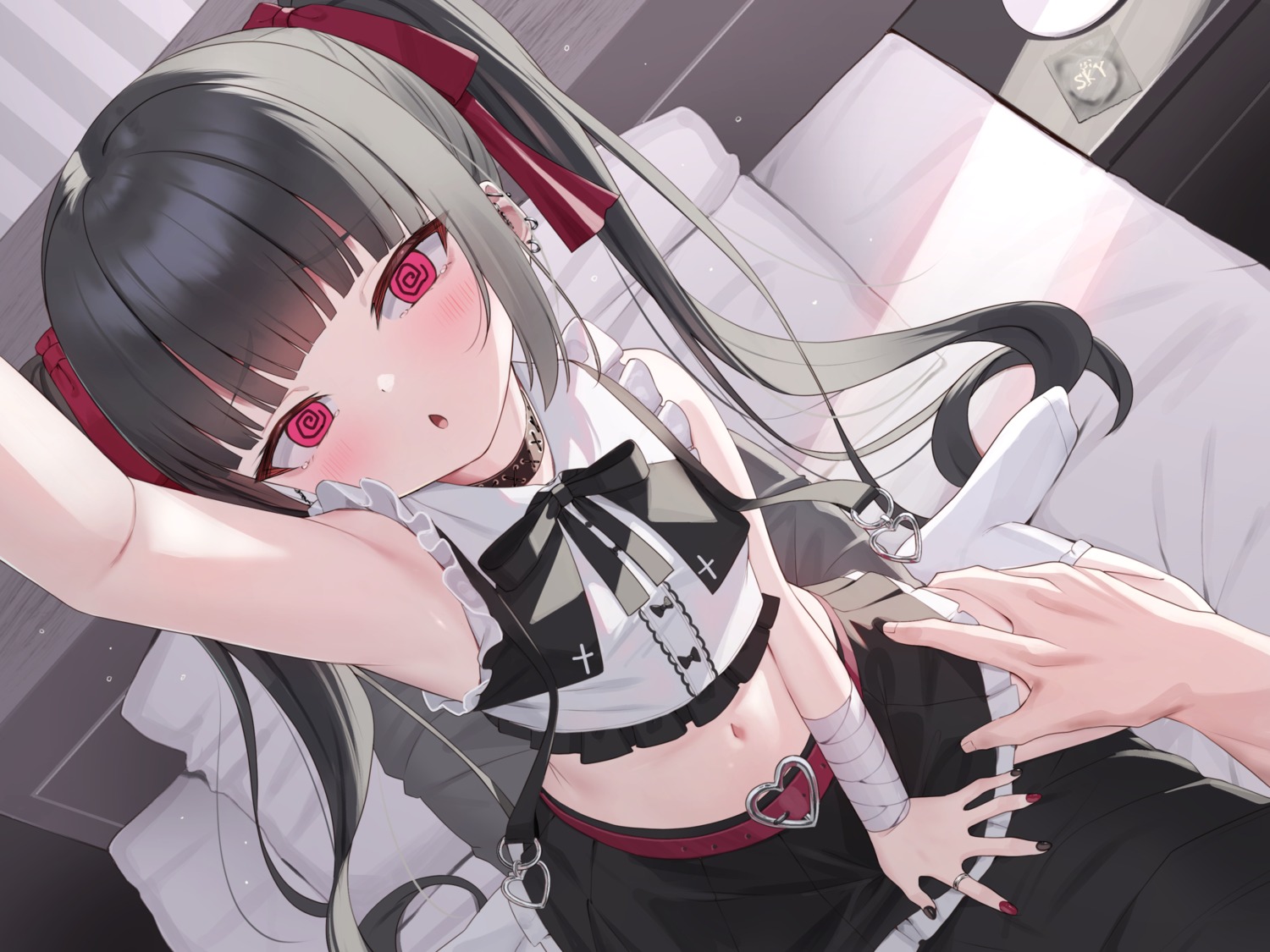 bandages gothic_lolita loli lolita_fashion selfie tsuki_usagi