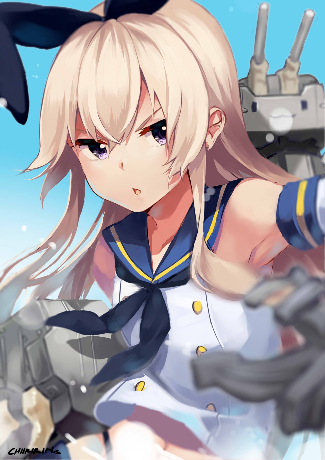 chiiririn kantai_collection rensouhou-kun shimakaze_(kancolle)