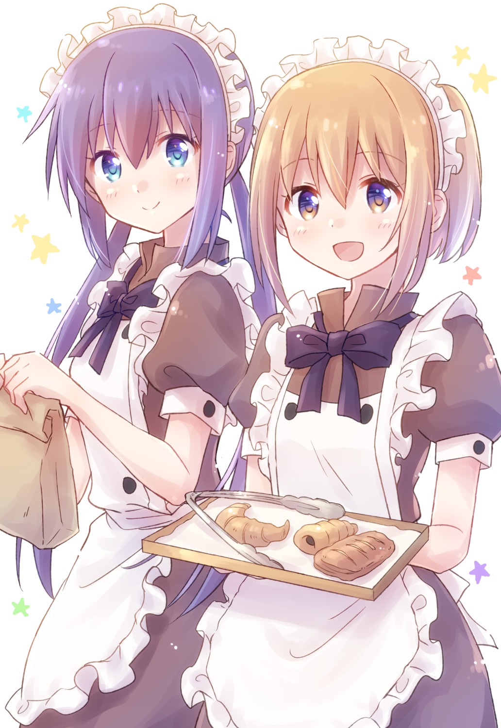 koisuru_asteroid konohata_mira maid manaka_ao nyaa