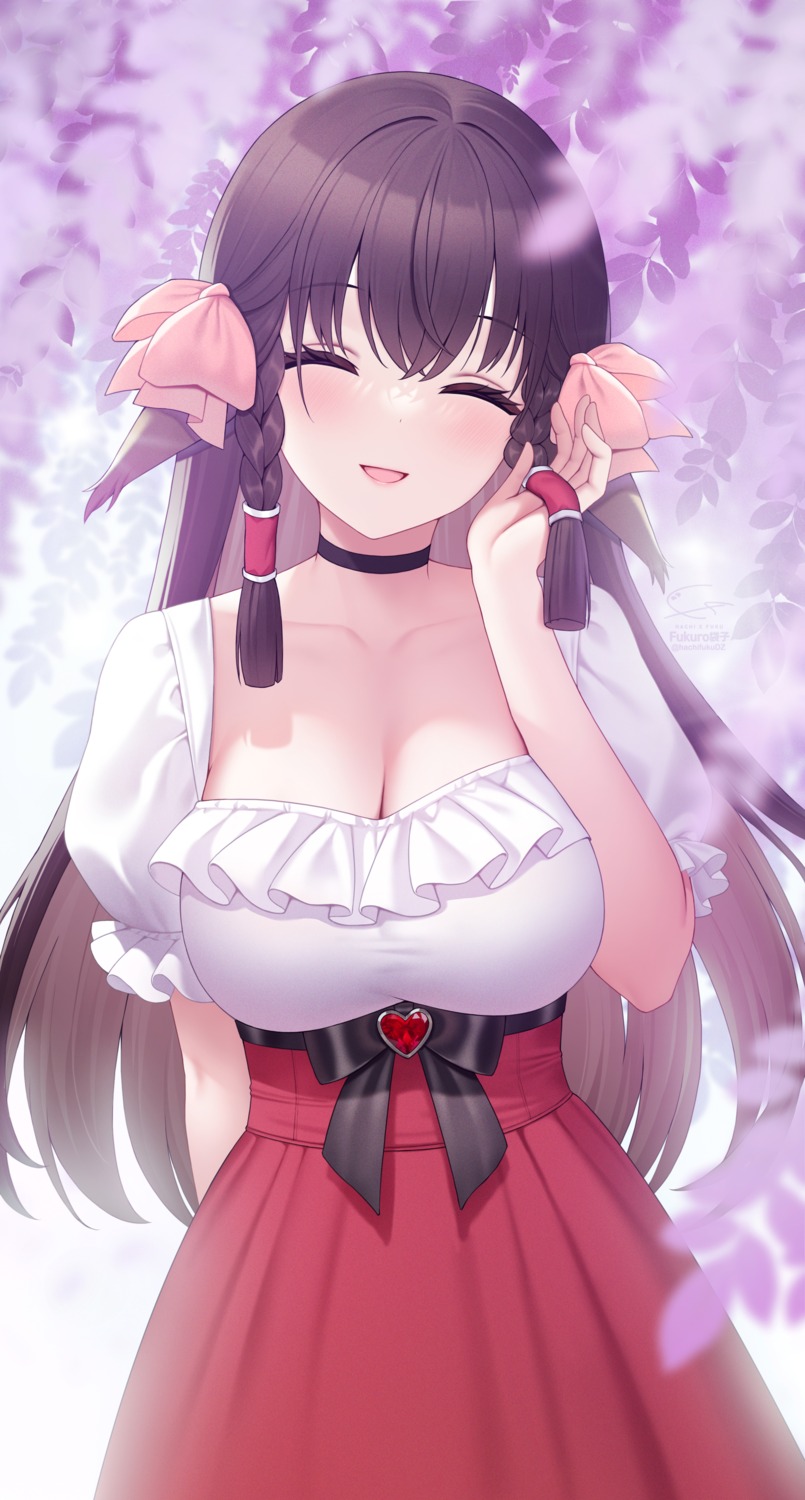 animal_ears cleavage fukuro_ko_(greentea) no_bra rurutie_(utawarerumono) utawarerumono