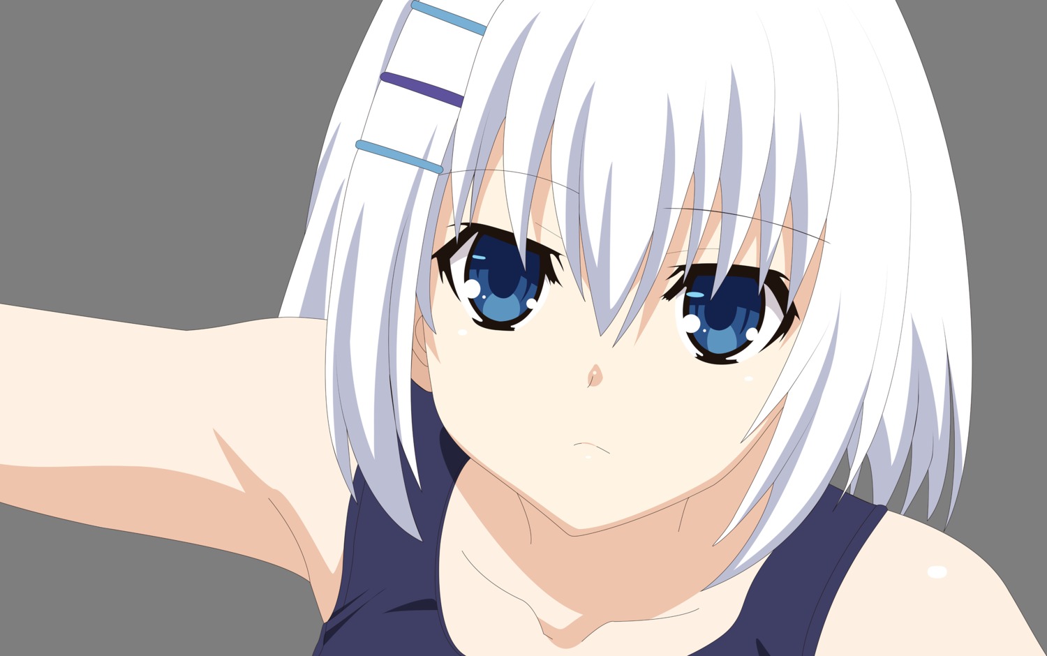 date_a_live swimsuits tobiichi_origami transparent_png vector_trace