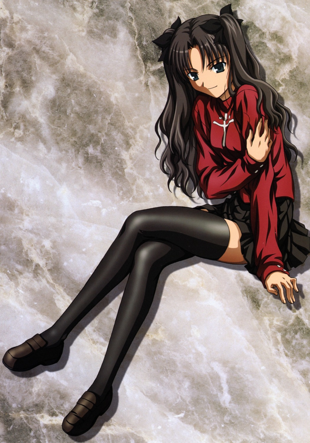 fate/stay_night thighhighs toosaka_rin