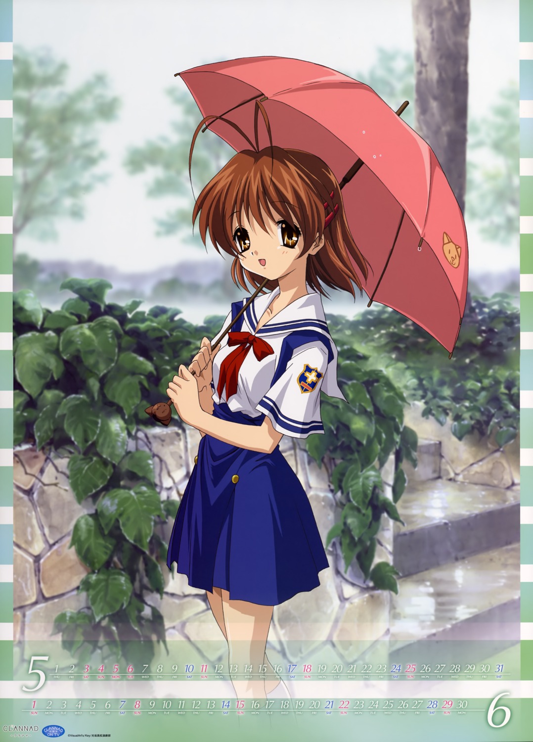 calendar clannad furukawa_nagisa seifuku