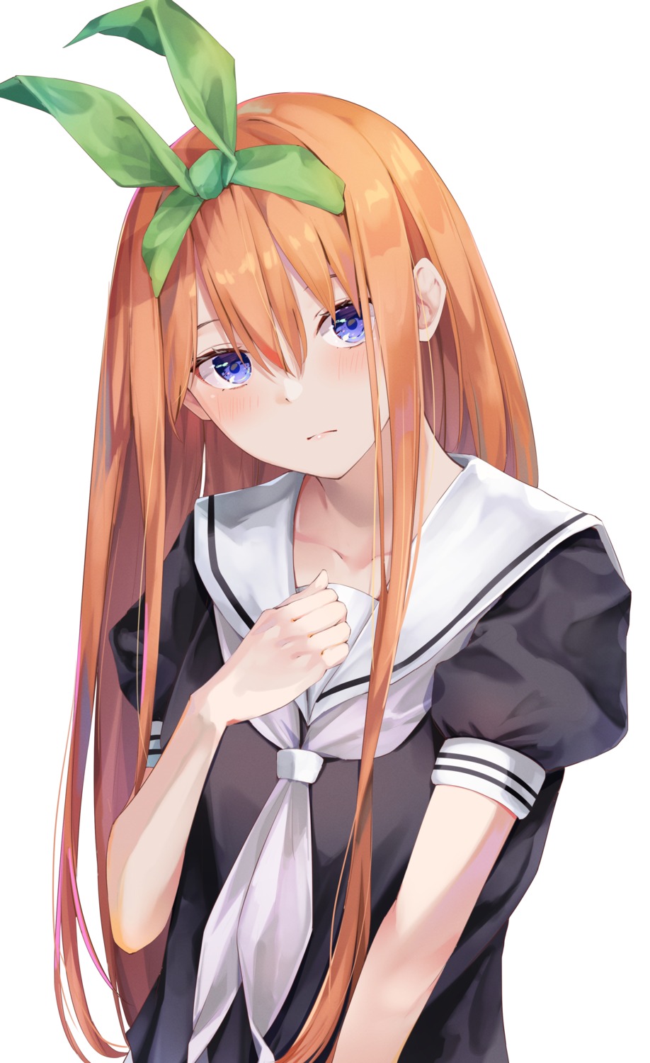 5-toubun_no_hanayome nakano_yotsuba seifuku yuunamida_uyu