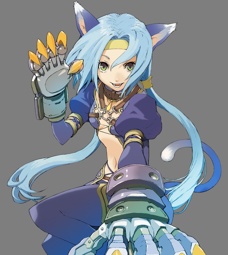 animal_ears enami_katsumi meracle_chamlotte nekomimi star_ocean star_ocean_4 tail transparent_png