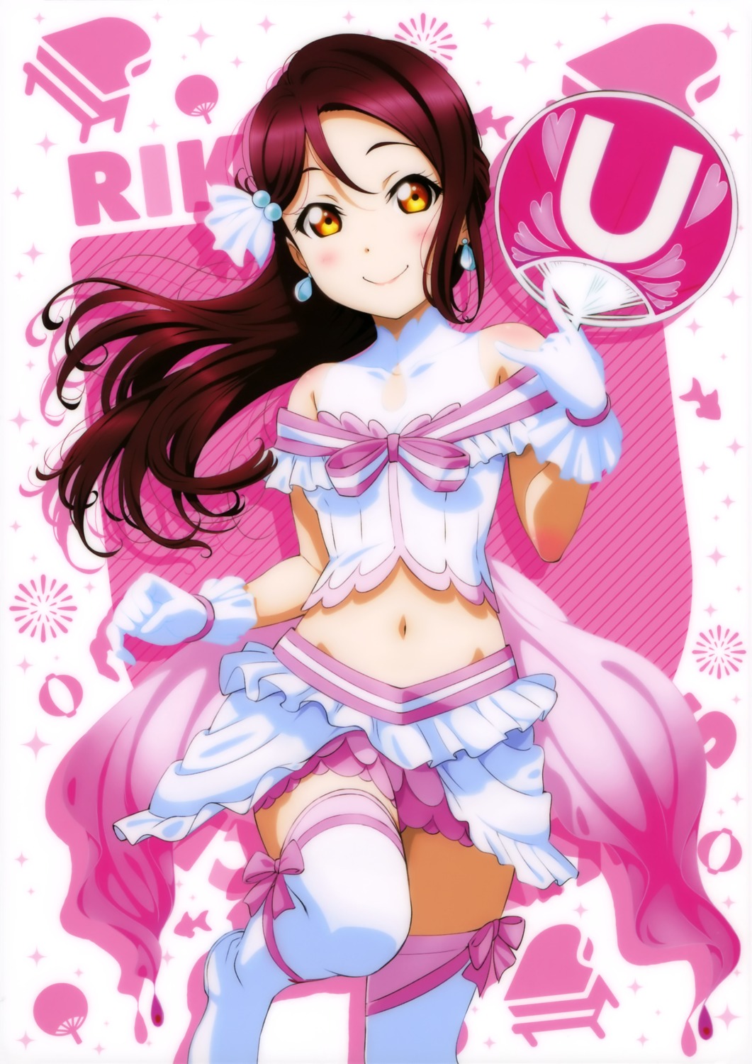 love_live!_sunshine!! sakurauchi_riko skirt_lift tagme thighhighs