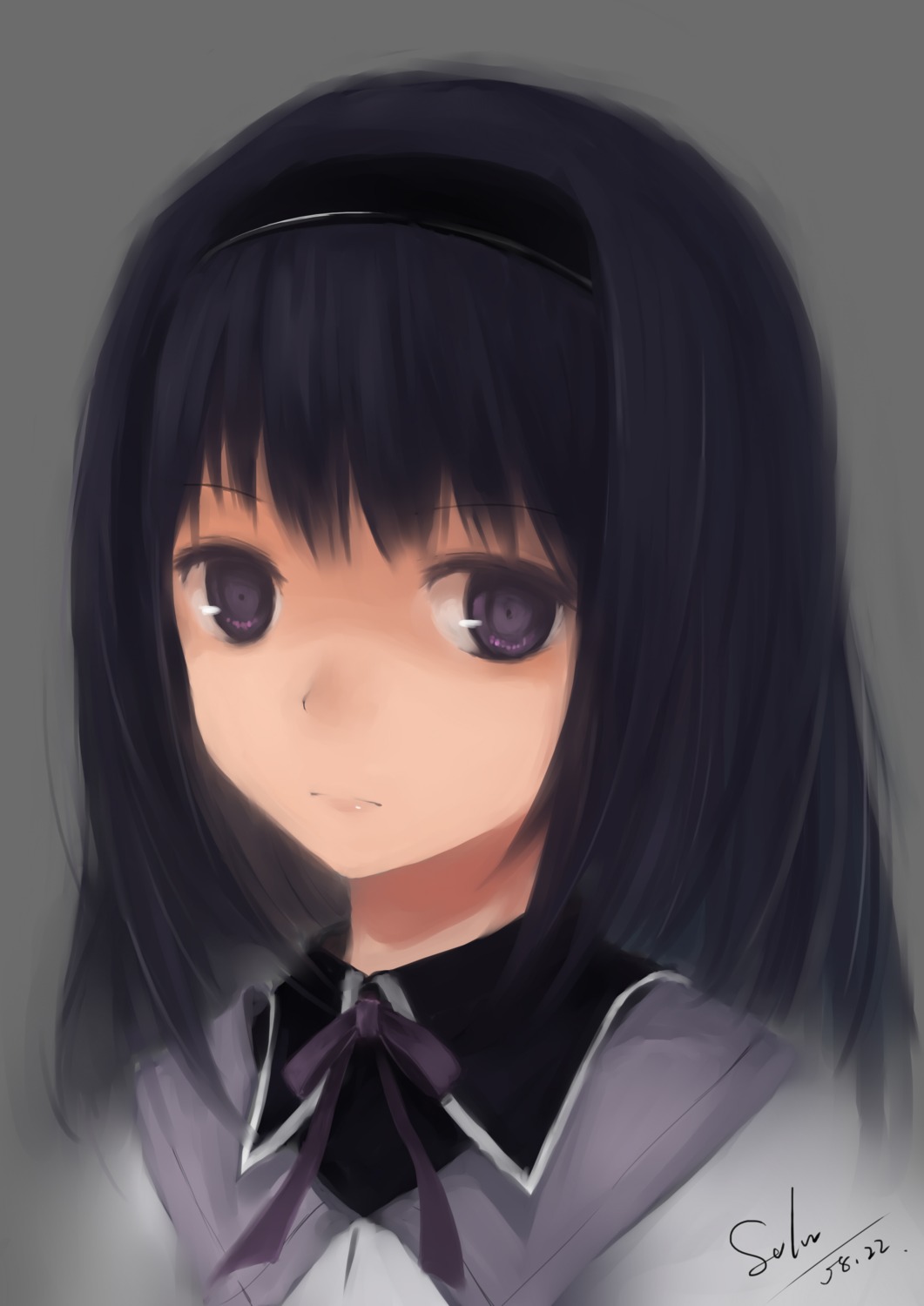 akemi_homura mahou_shoujo_madoka_magica sola7764