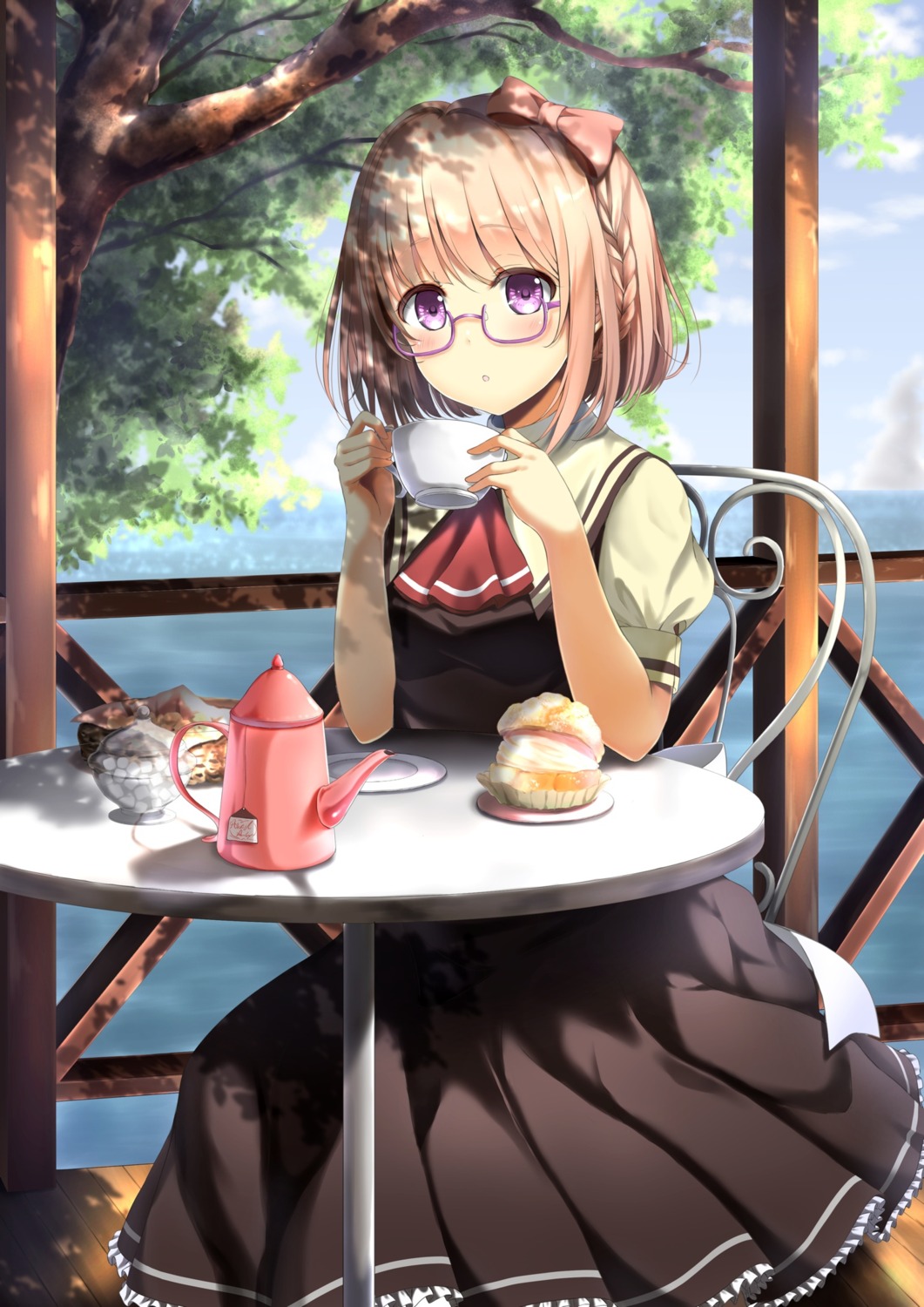 dress kinakomochi_(egoist) megane