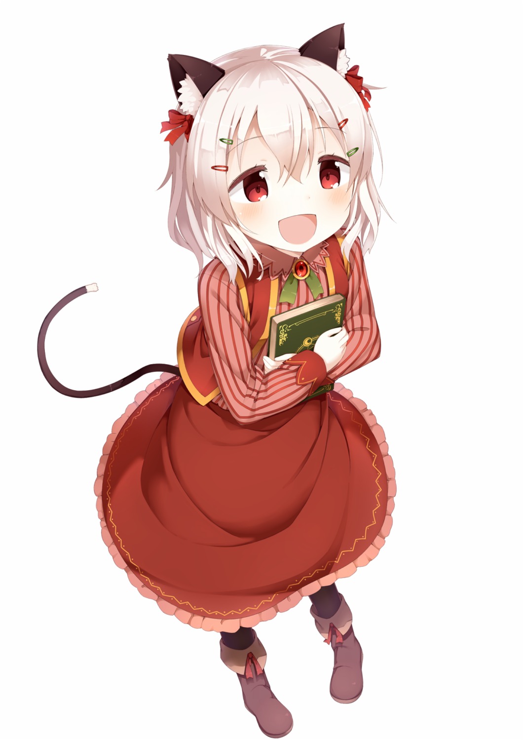 animal_ears muku_(muku-coffee) nekomimi tail