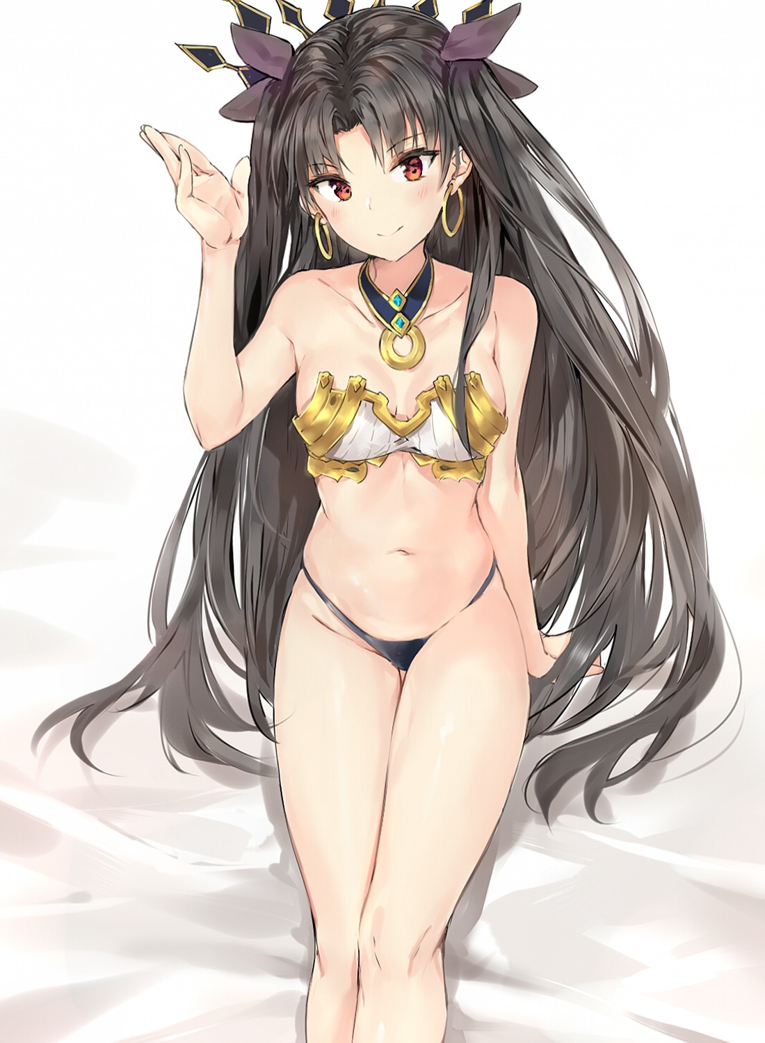 bikini_armor cleavage fate/grand_order ishtar_(fate/grand_order) silver_(chenwen) toosaka_rin