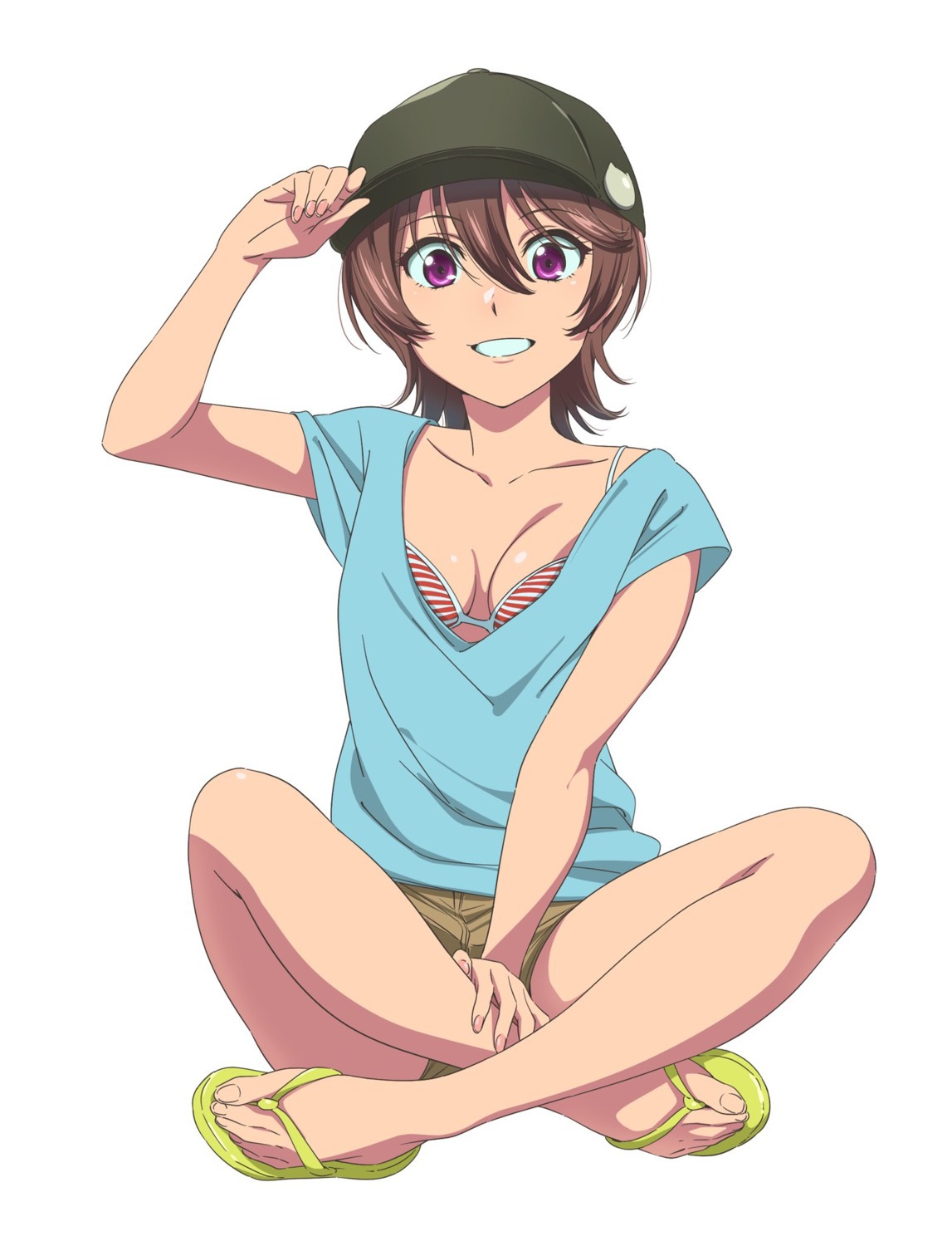 bikini_top sano_keiichi strike_the_blood swimsuits tokoyogi_yuuma