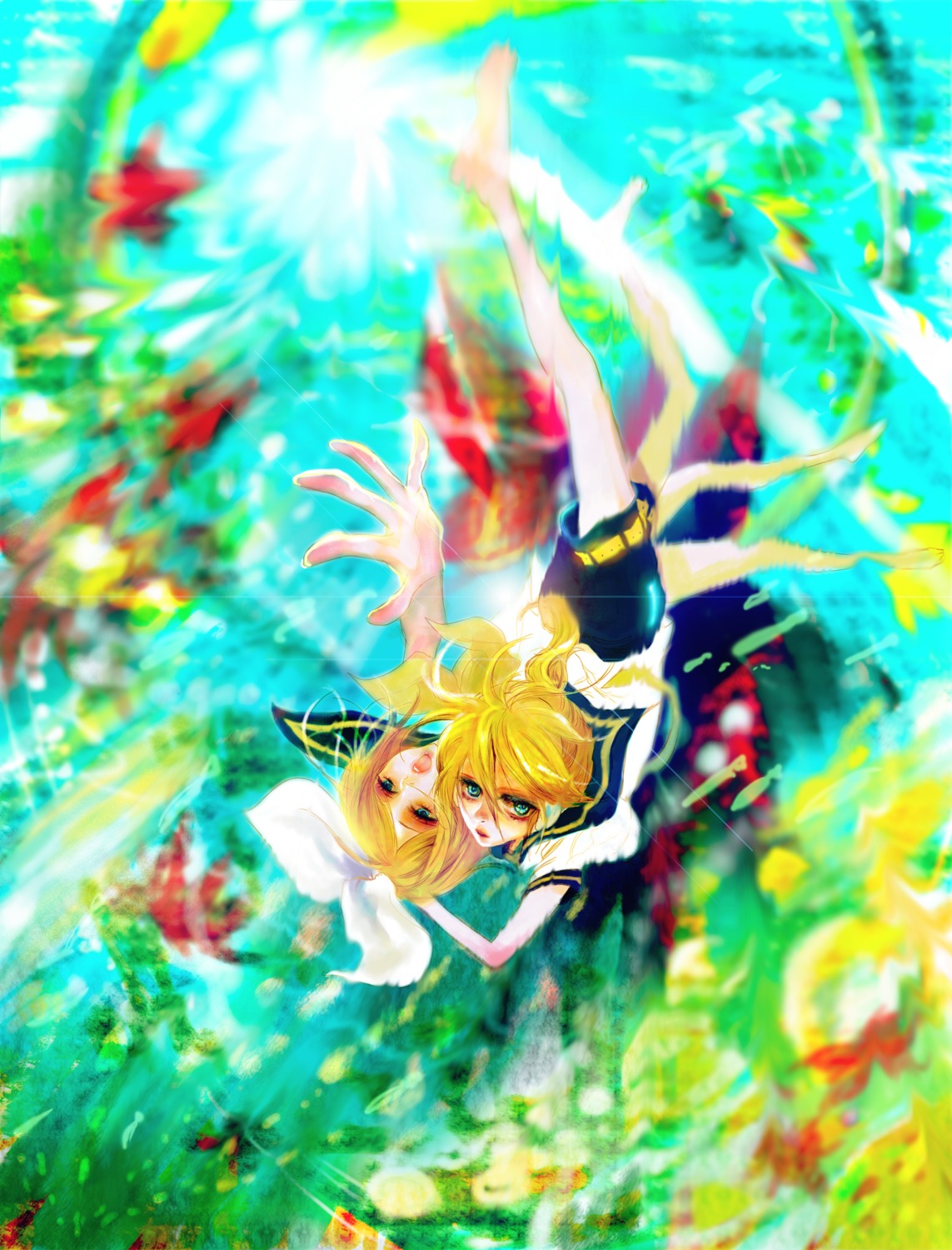 camayu kagamine_len kagamine_rin vocaloid