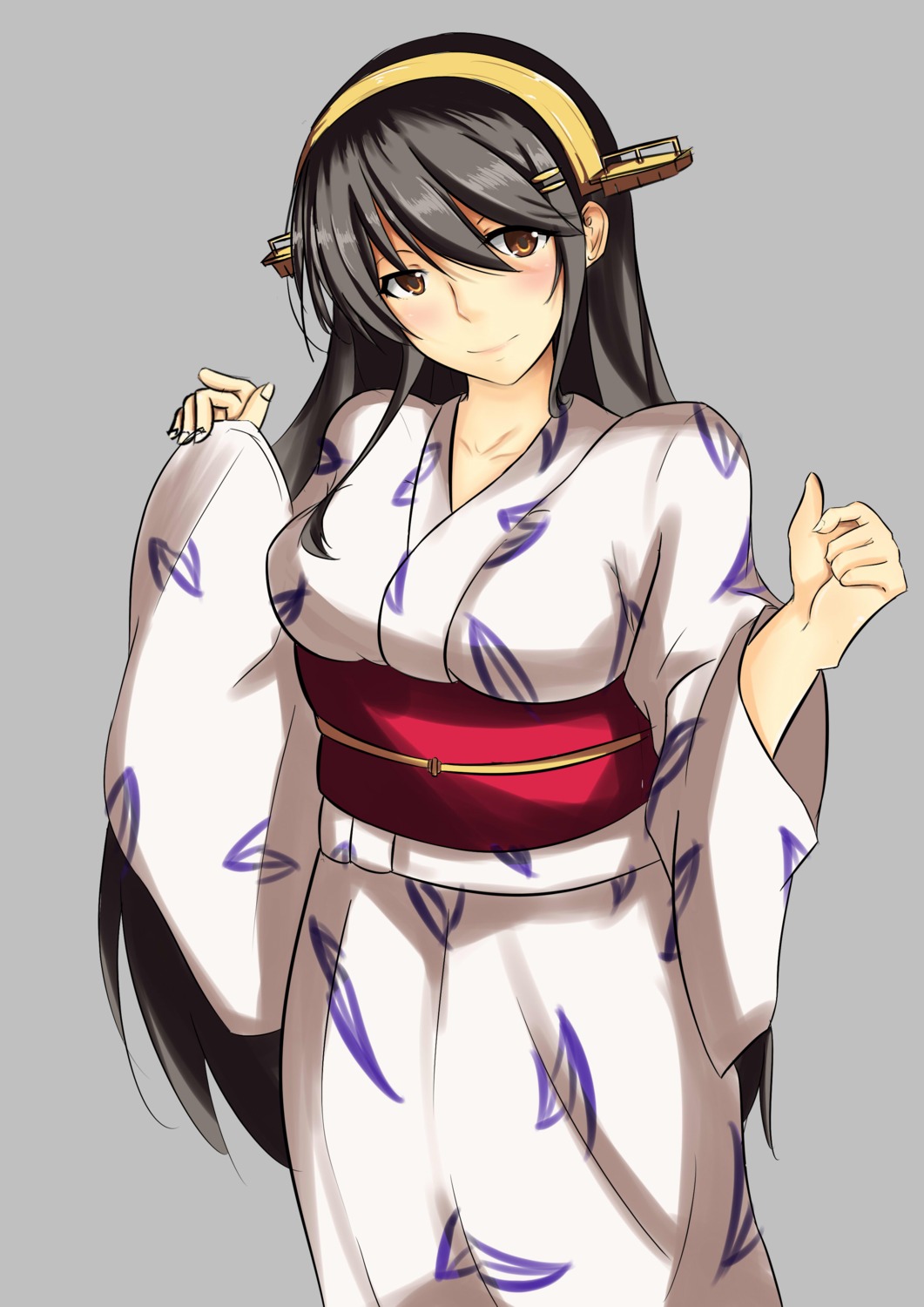 haruna_(kancolle) kantai_collection shouyu_tou yukata