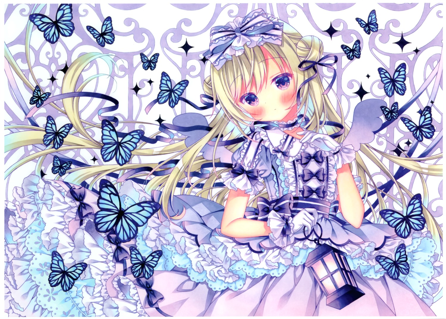 dress gothic_lolita kotori_no_shokuji lolita_fashion puu_(kotori_no_shokuji) wings