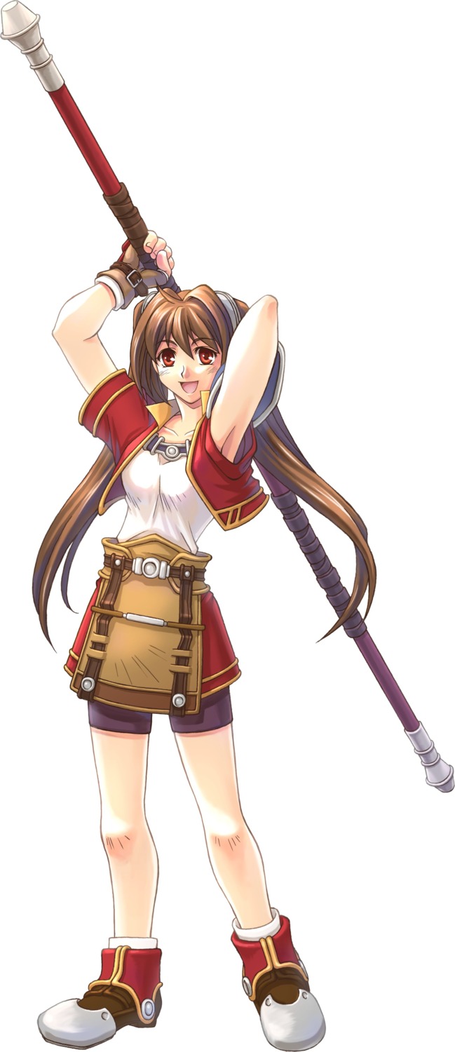 bike_shorts eiyuu_densetsu eiyuu_densetsu:_sora_no_kiseki estelle_bright falcom shiina_yuu weapon