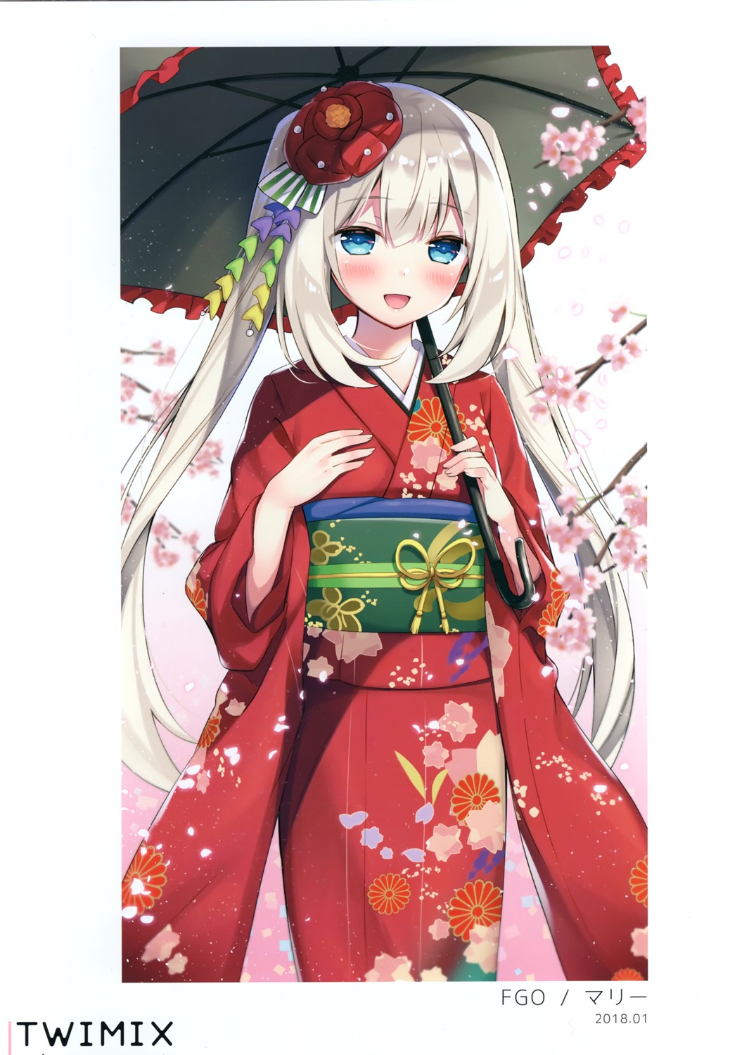 fate/grand_order kimono marie_antoinette_(fate/grand_order) sumisaki_yuzuna