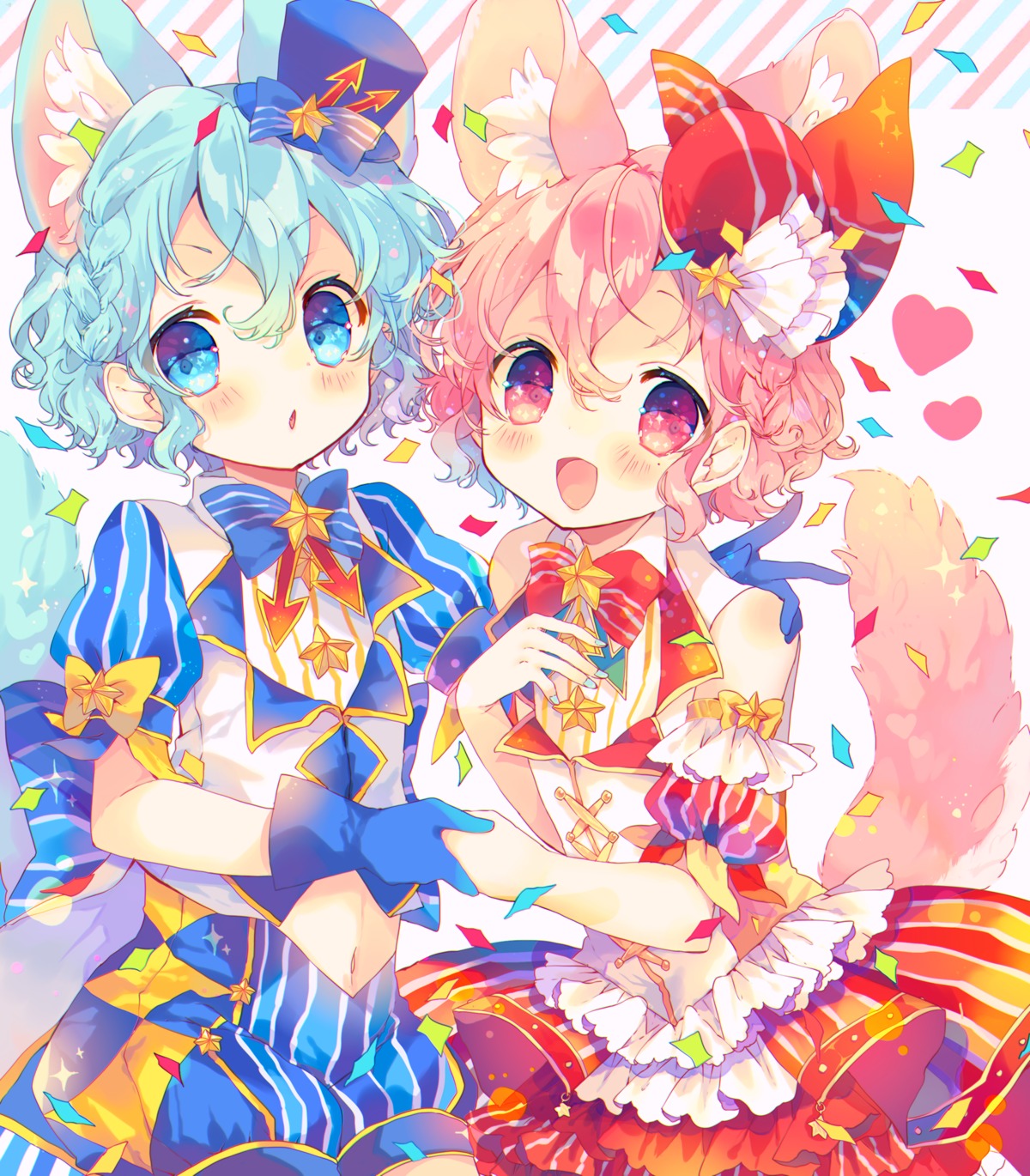 animal_ears dorothy_west leona_west neko_to_rina pretty_series pripara tail trap