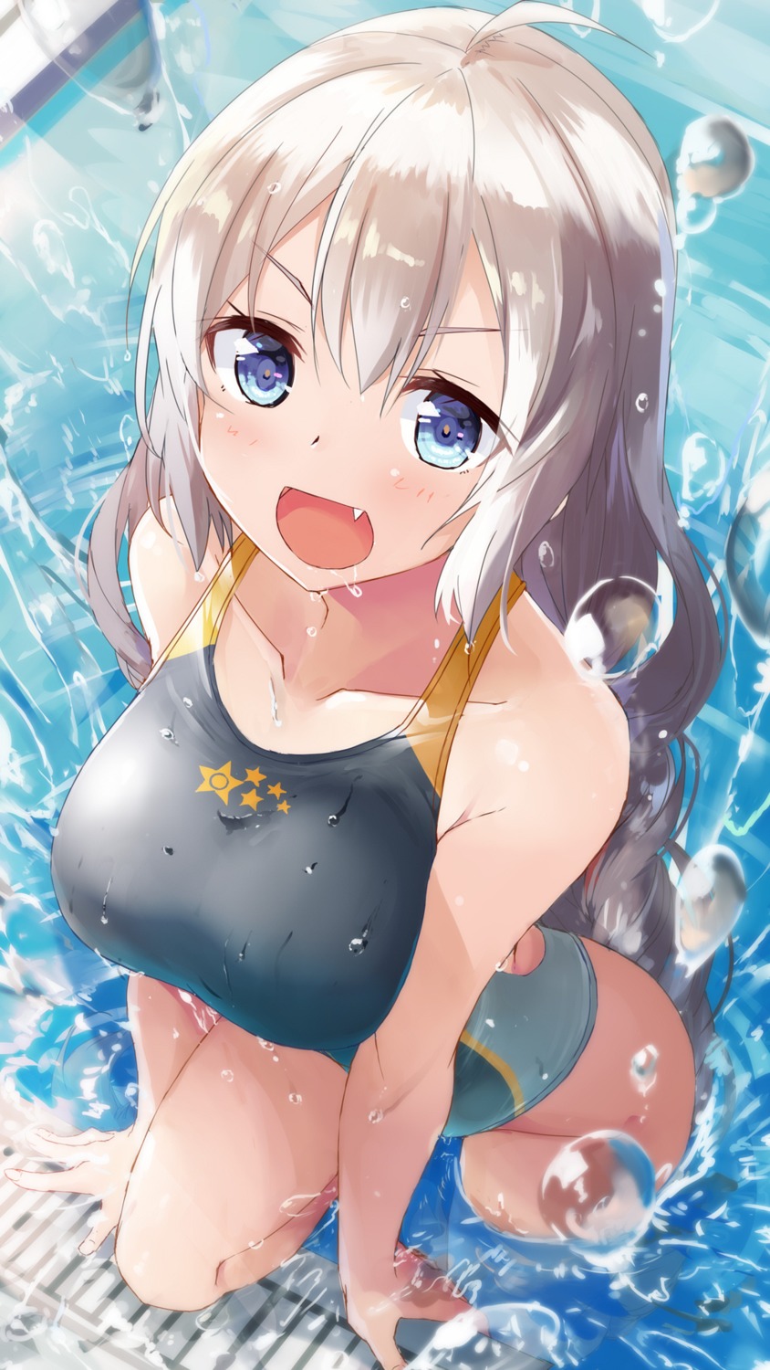 daidou_(demitasse) kizuna_akari swimsuits voiceroid wet