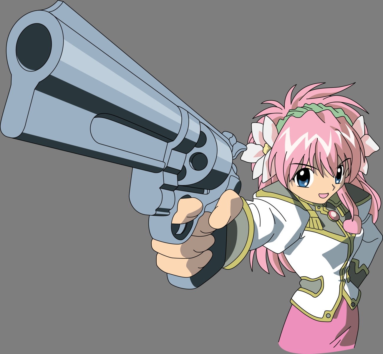 galaxy_angel gun milfeulle_sakuraba transparent_png vector_trace