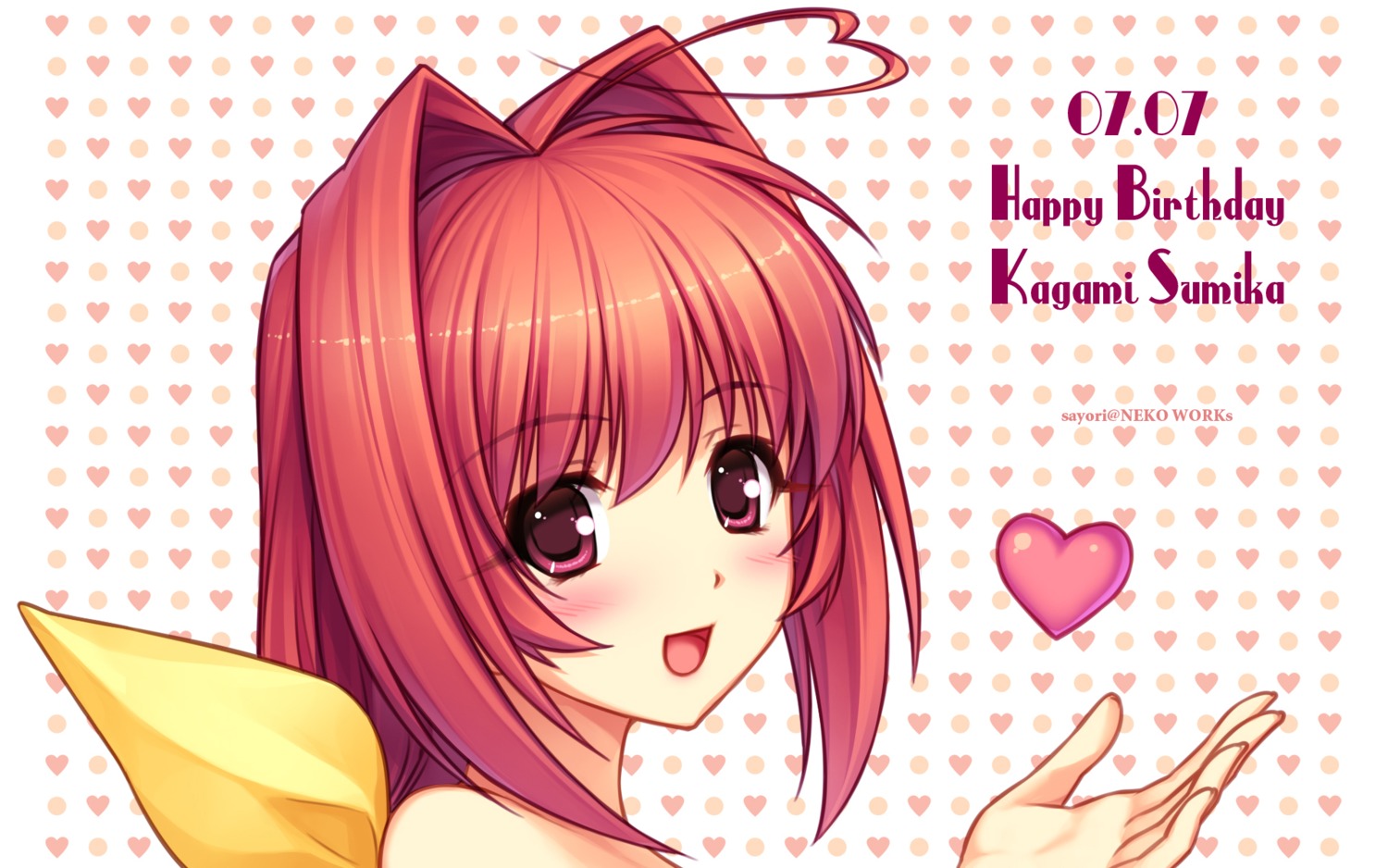 kagami_sumika muvluv sayori wallpaper