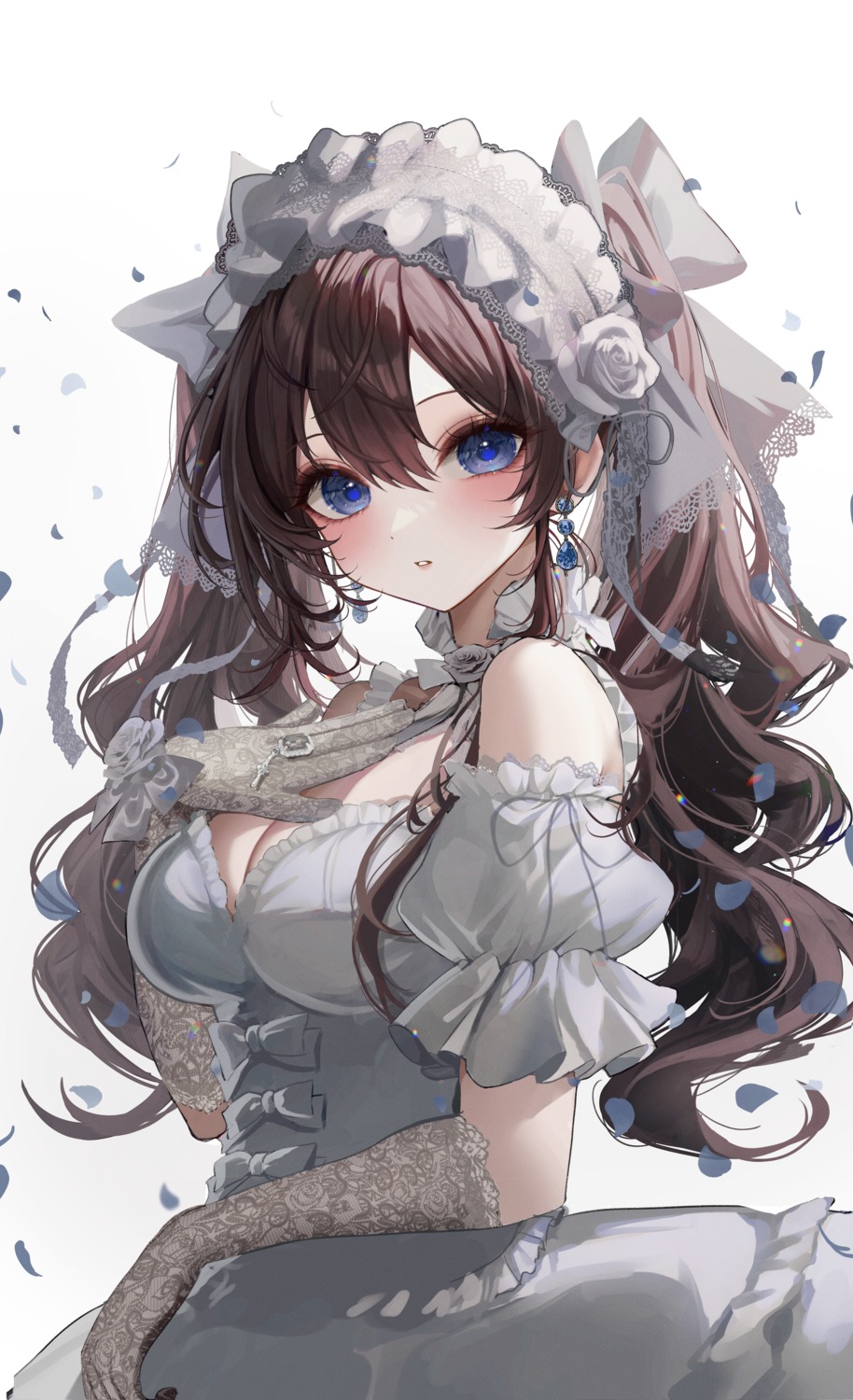 cleavage gothic_lolita ichinose_shiki kudou_eru lolita_fashion the_idolm@ster the_idolm@ster_cinderella_girls